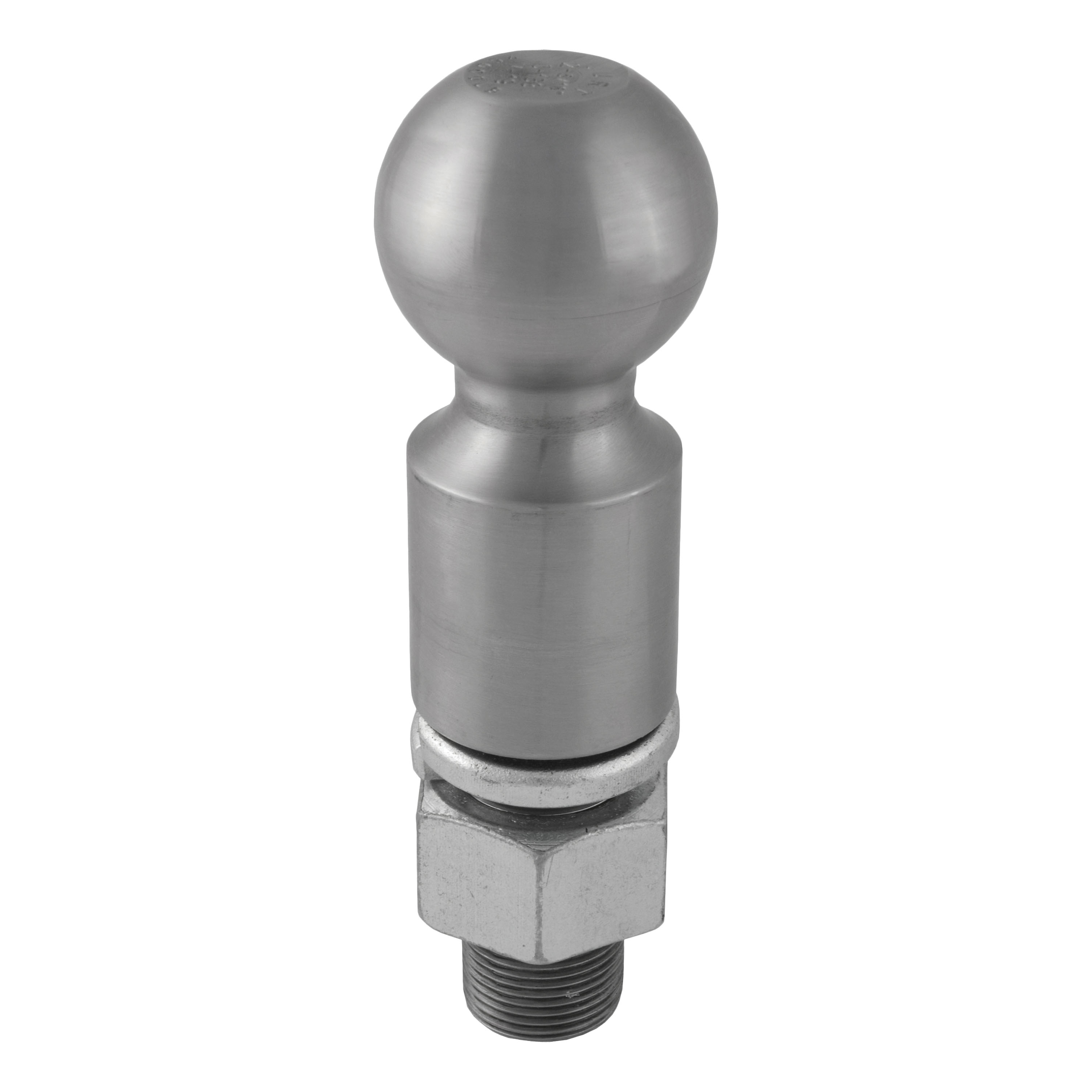 CURT 2-5/16" Trailer Ball (1-1/4" x 2-5/8" Shank, 2" Rise, 25,000 lbs., Raw Steel) Trailer Hitch Ball thumbnail 0