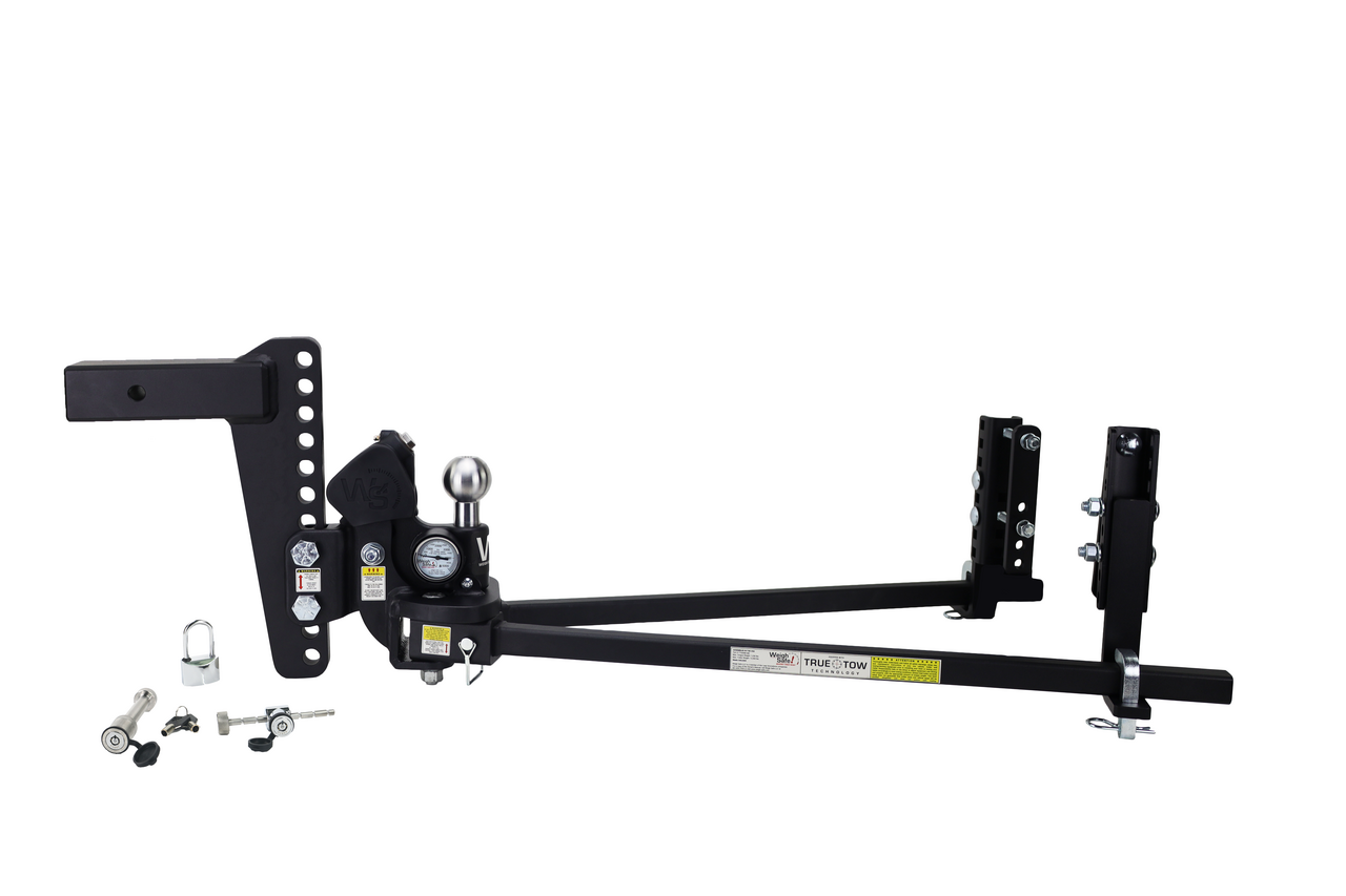 Weigh Safe TrueTow Heavyweight WDH - 10" Drop, 2" Shank - 22,000 GTW w/Lock Set TTHW10-2XL-SET thumbnail 0