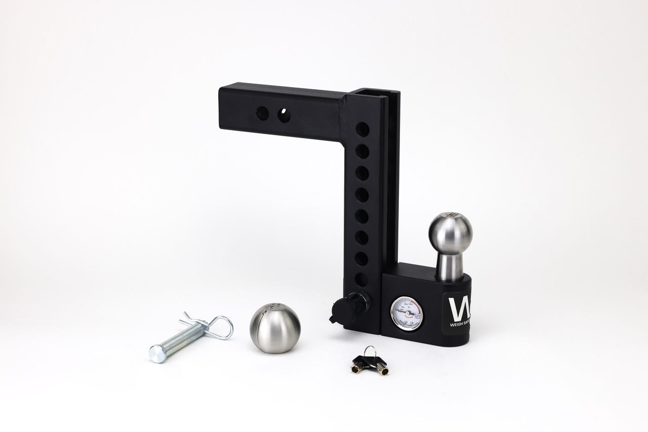 Weigh Safe Aero Hitch Adjustable Ball Mount - 8" Drop Hitch, 2" Shank AWS8-2 thumbnail 0