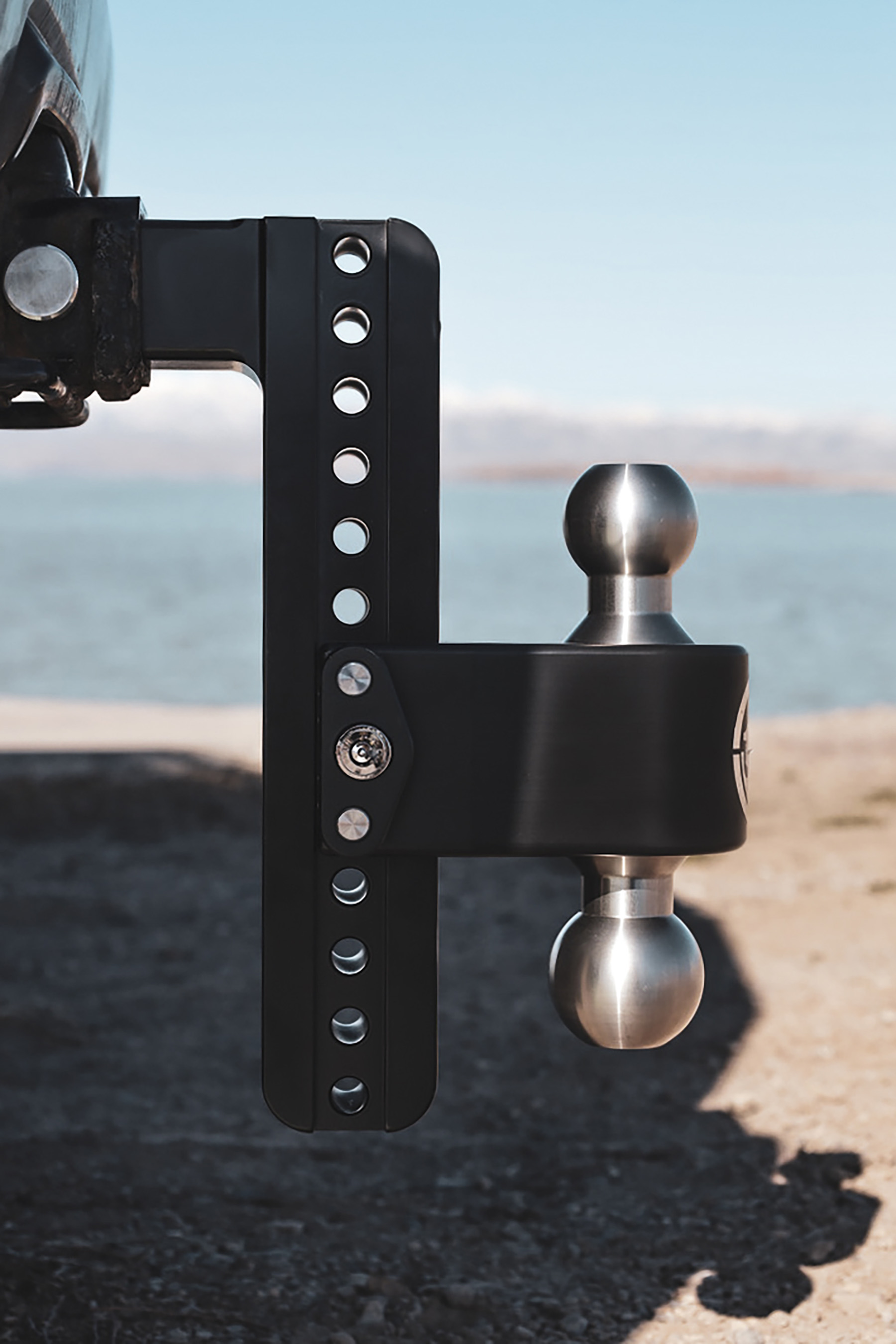 Weigh Safe Black 180 Hitch w/ SS Combo Ball 10" Drop for 2" Shank w/Hitch Pin Lock LTB10-2-KA-CER-BLA thumbnail 1