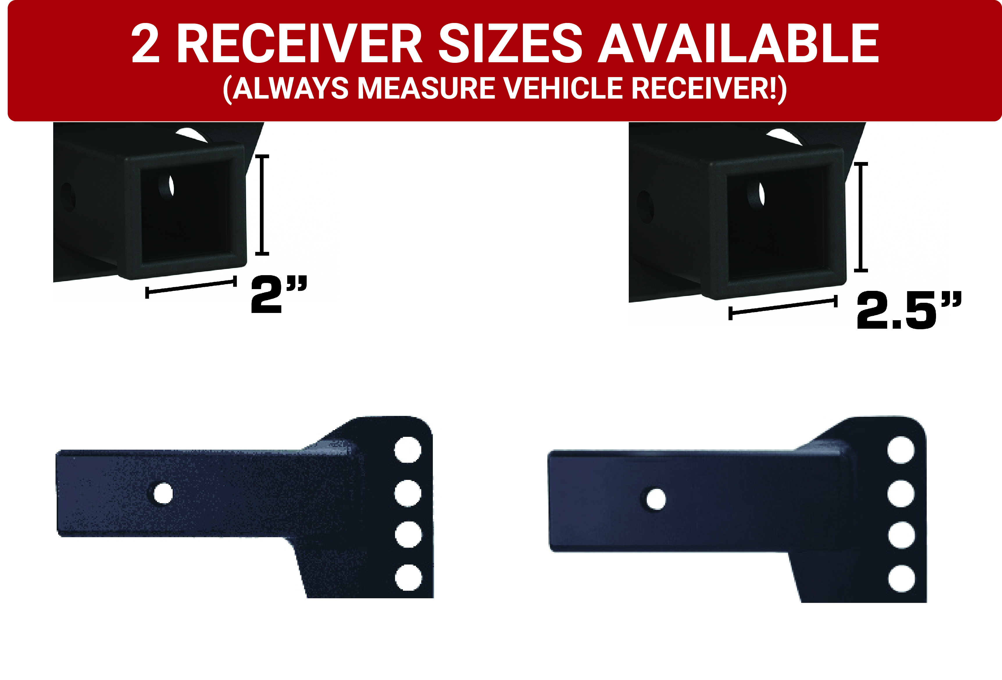 Weigh Safe TrueTow Middleweight WDH - 4" Drop, 2.5" Shank - 12,500 GTW TTMW4-2.5XL thumbnail 7