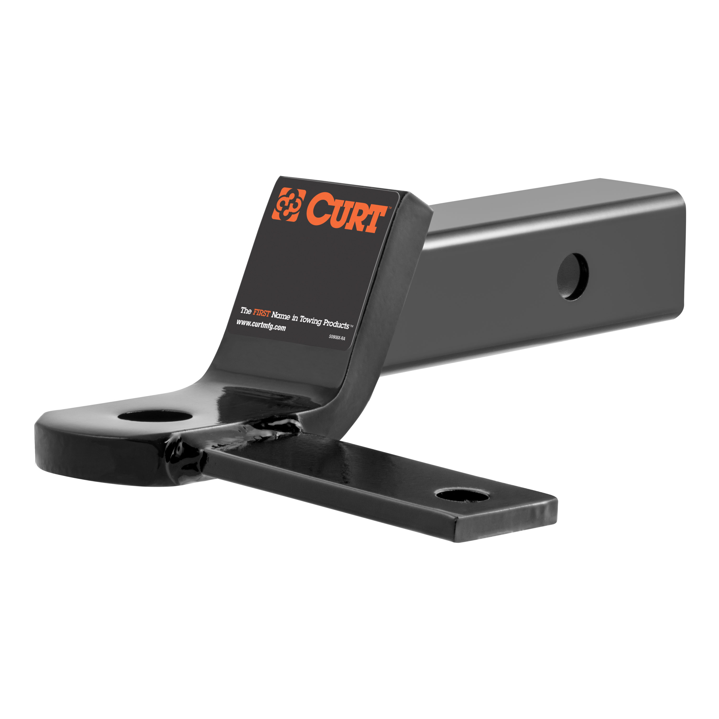 CURT Sway Tab Ball Mount (2" Shank, 7,500 lbss., 2" Drop) Trailer Hitch Ball Mount thumbnail 0