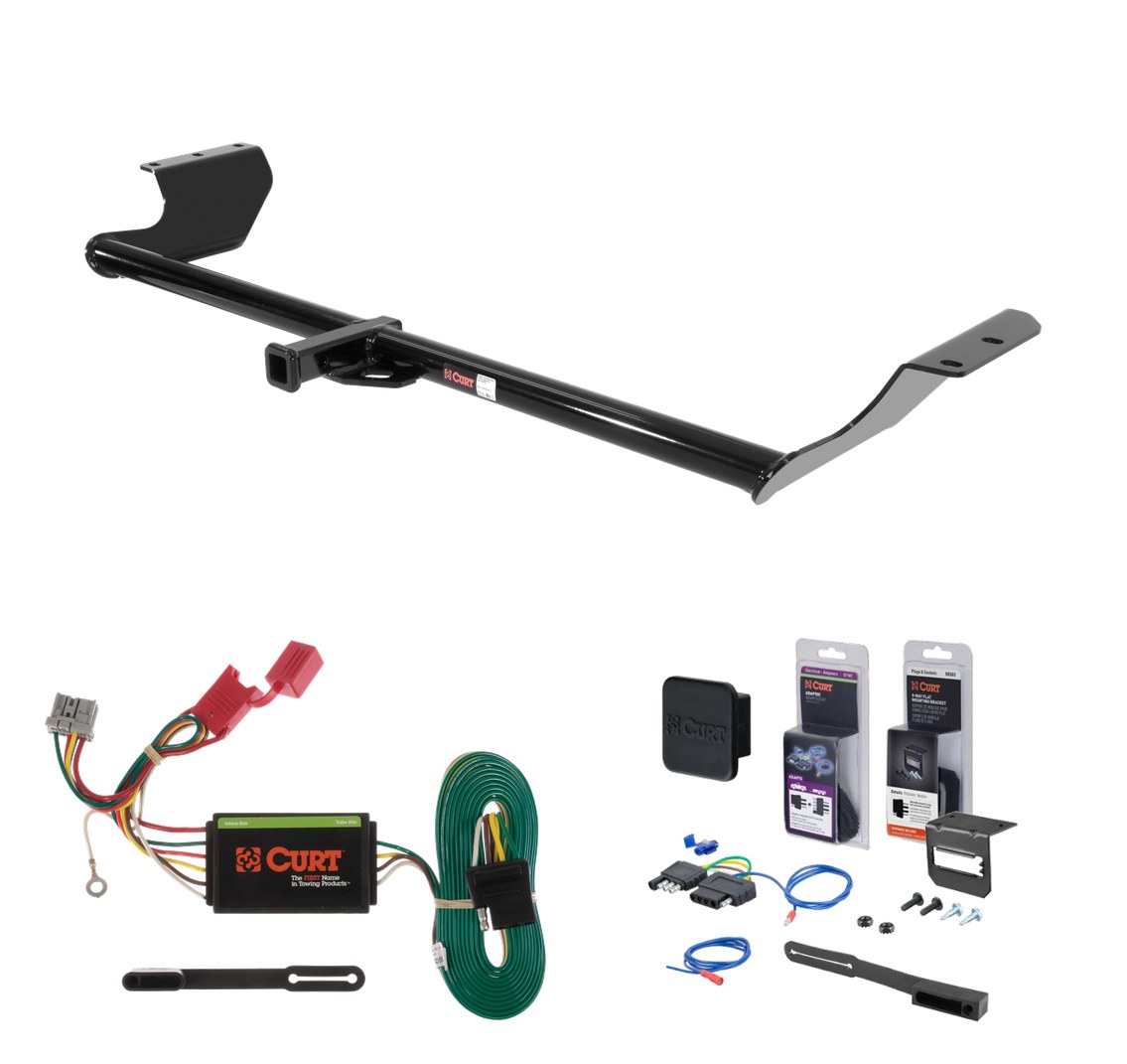 2005 - 2010 Honda Odyssey Curt 1-1/4" Class 2 Trailer Tow Hitch + 5-Flat Wiring Kit Tow Boat/Utility Trailer with Surge Brakes 12031 thumbnail 0