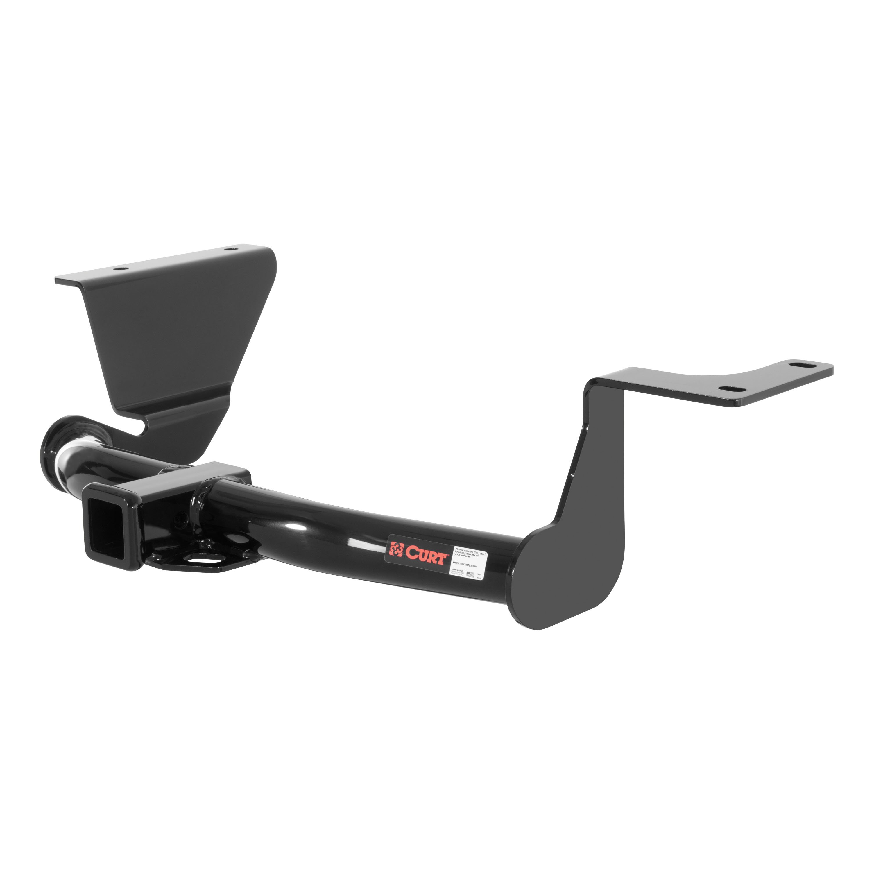 2007 - 2011 Honda CR-V Curt 2" Class 3 Trailer Tow Hitch + 5-Flat Wiring Kit Tow Boat/Utility Trailer with Surge Brakes 13555 thumbnail 2