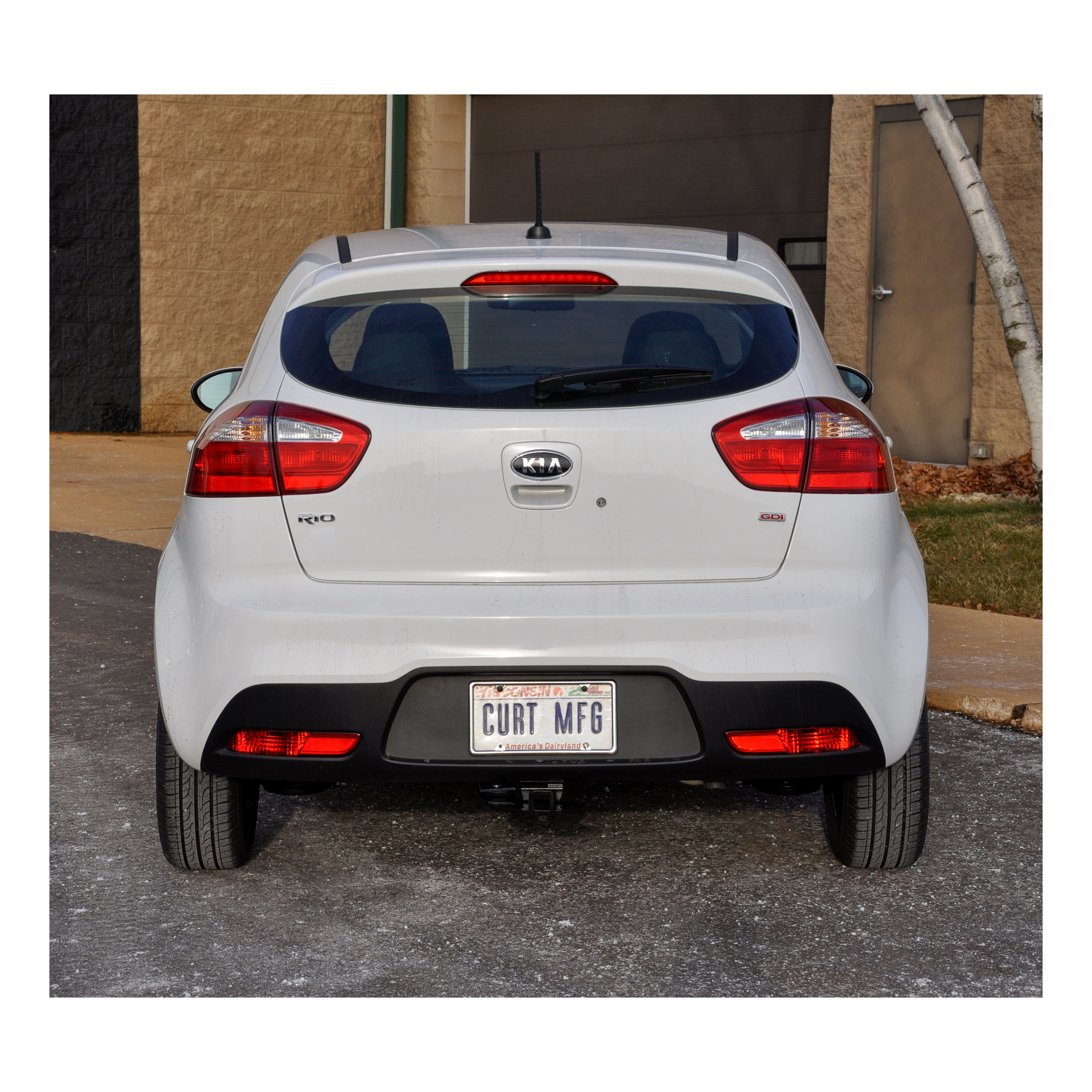 2006 - 2011 Hyundai Accent Sedan Curt 1-1/4" Class 1 Trailer Tow Hitch + 5-Flat Wiring Kit Tow Boat/Utility Trailer with Surge Brakes 11094 thumbnail 8
