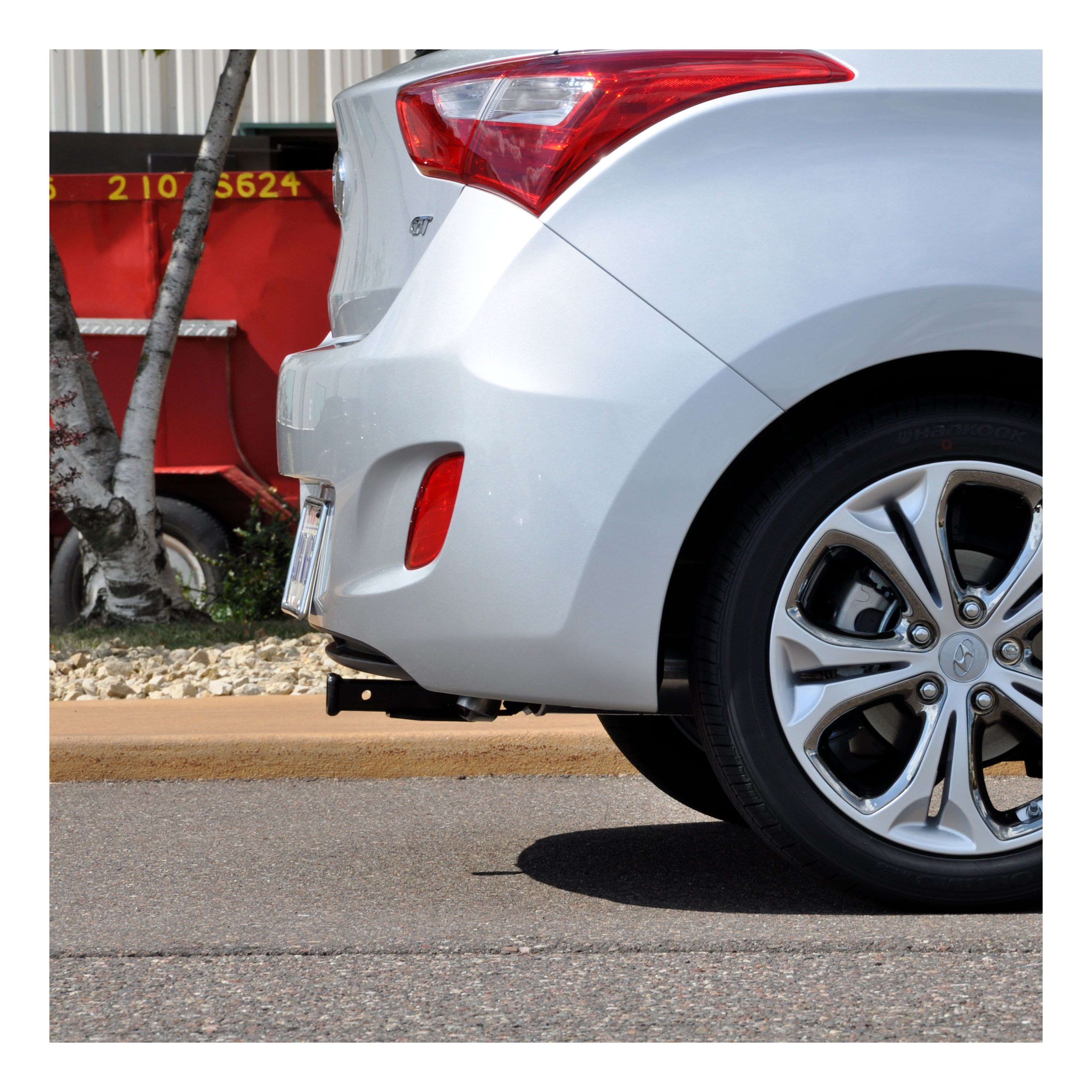 2014 - 2017 Hyundai Elantra GT Curt 1-1/4" Class 1 Trailer Tow Hitch + 5-Flat Wiring Kit Tow Boat/Utility Trailer with Surge Brakes 11400 thumbnail 9