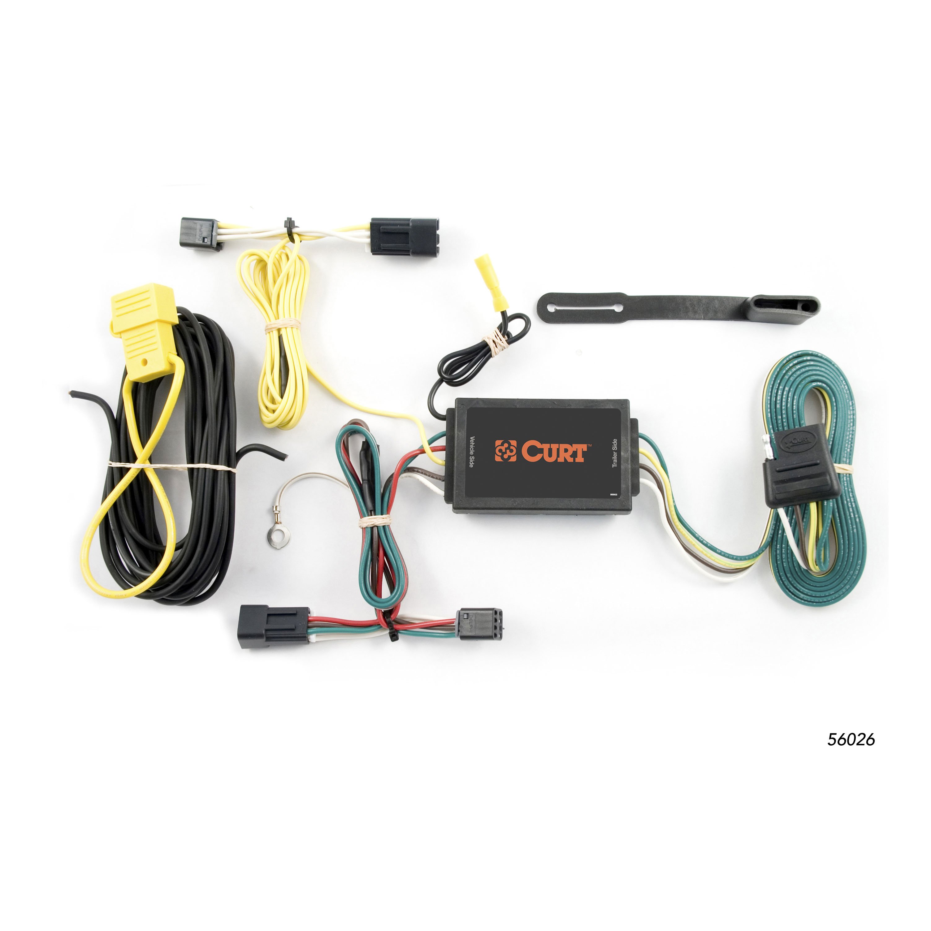 2008 - 2010 Saturn Vue Curt 2" Class 3 Trailer Tow Hitch + 5-Flat Wiring Kit Tow Boat/Utility Trailer with Surge Brakes 13594 thumbnail 1