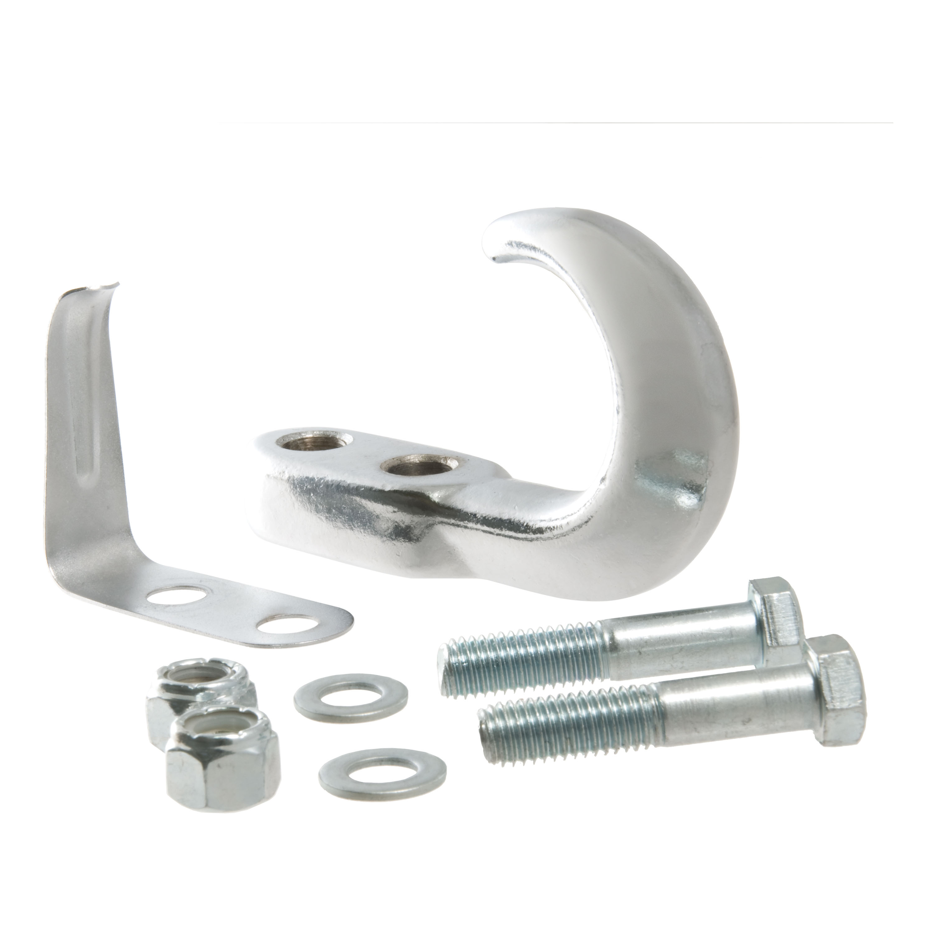 CURT Tow Hook with Hardware (10,000 lbs., Chrome) Tow Hook thumbnail 0