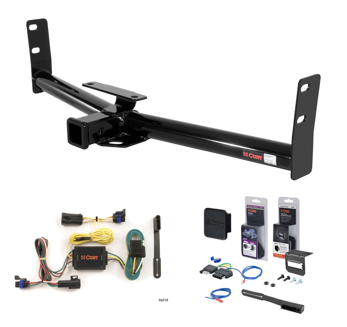 2002 - 2007 Saturn Vue Curt 2" Class 3 Trailer Tow Hitch + 5-Flat Wiring Kit Tow Boat/Utility Trailer with Surge Brakes 13591 thumbnail 0