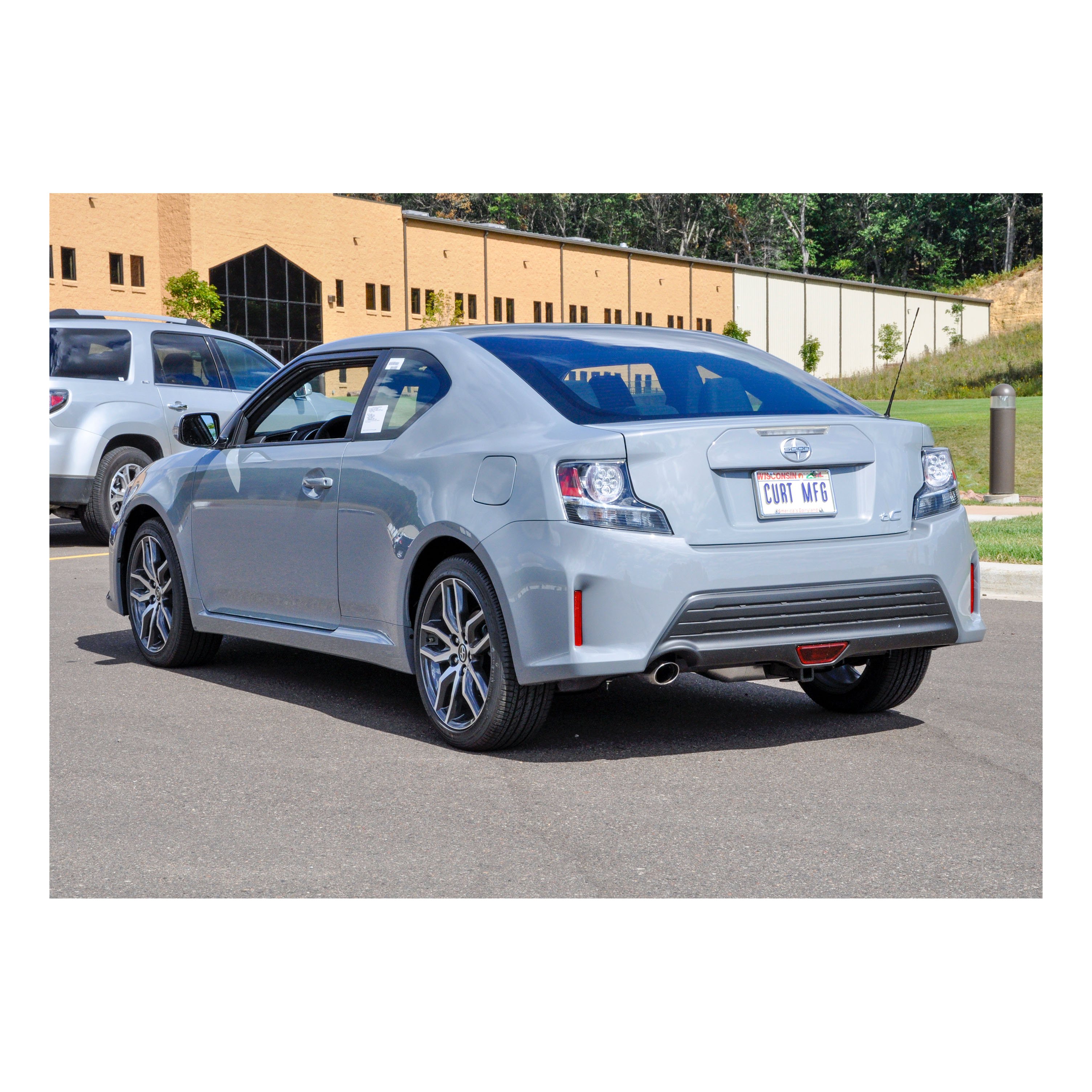 2014 - 2016 Scion tC Curt 1-1/4" Class 1 Trailer Tow Hitch + 5-Flat Wiring Kit Tow Boat/Utility Trailer with Surge Brakes 11375 thumbnail 4