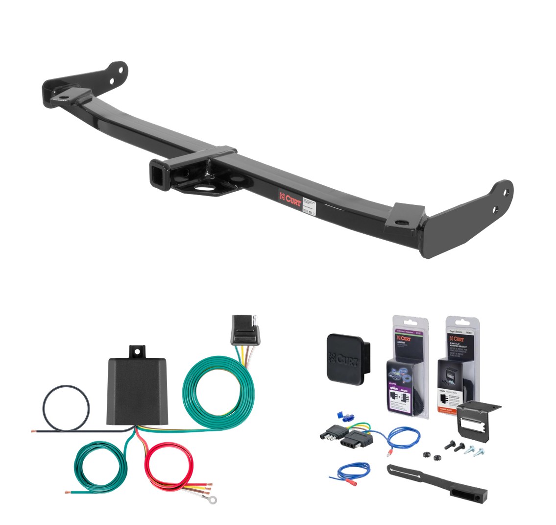 2003 - 2006 Subaru Baja Curt 1-1/4" Class 1 Trailer Tow Hitch + 5-Flat Wiring Kit Tow Boat/Utility Trailer with Surge Brakes 11280 thumbnail 0