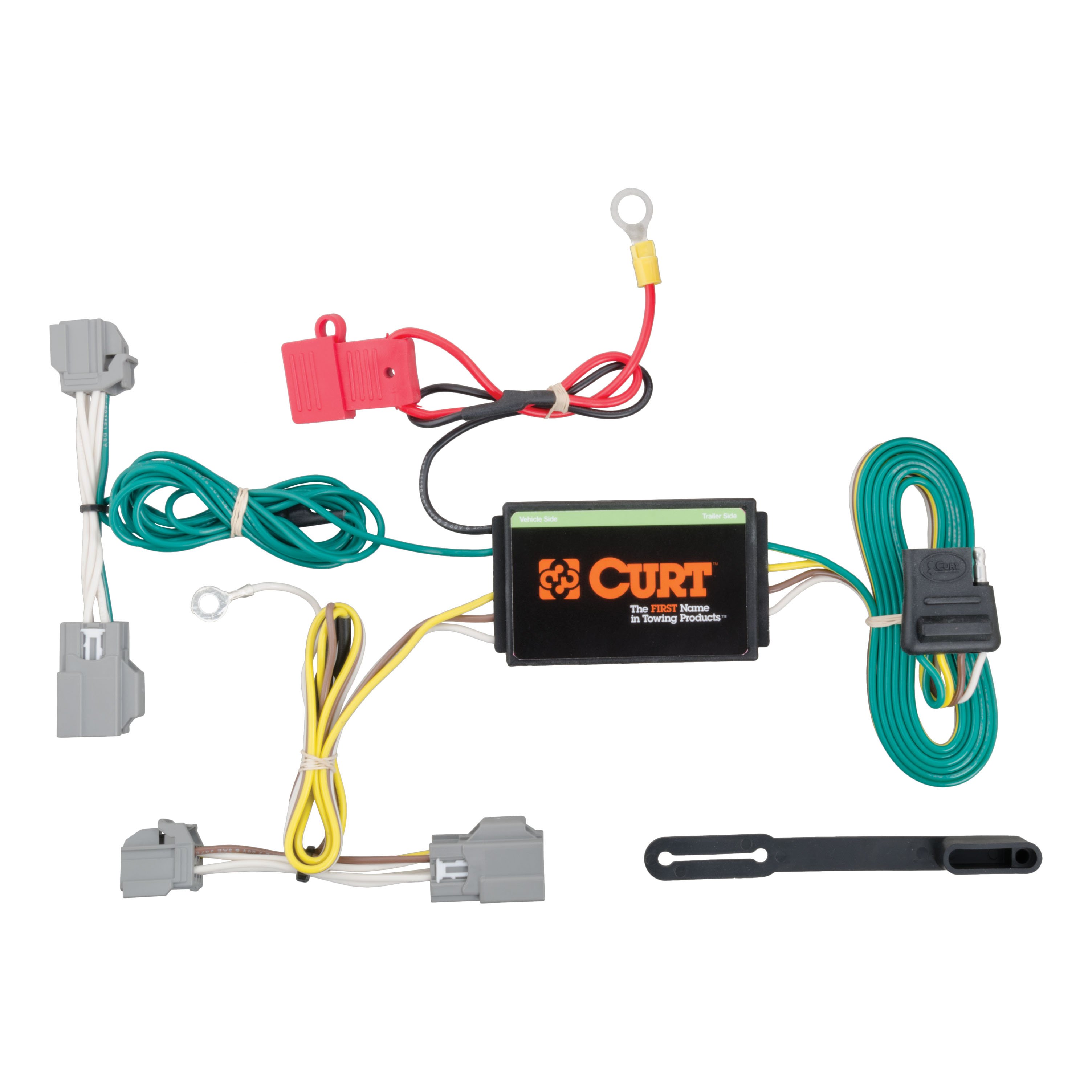 2014 - 2019 Cadillac CTS Sedan Curt 1-1/4" Class 1 Trailer Tow Hitch + 5-Flat Wiring Kit Tow Boat/Utility Trailer with Surge Brakes 11900 thumbnail 1