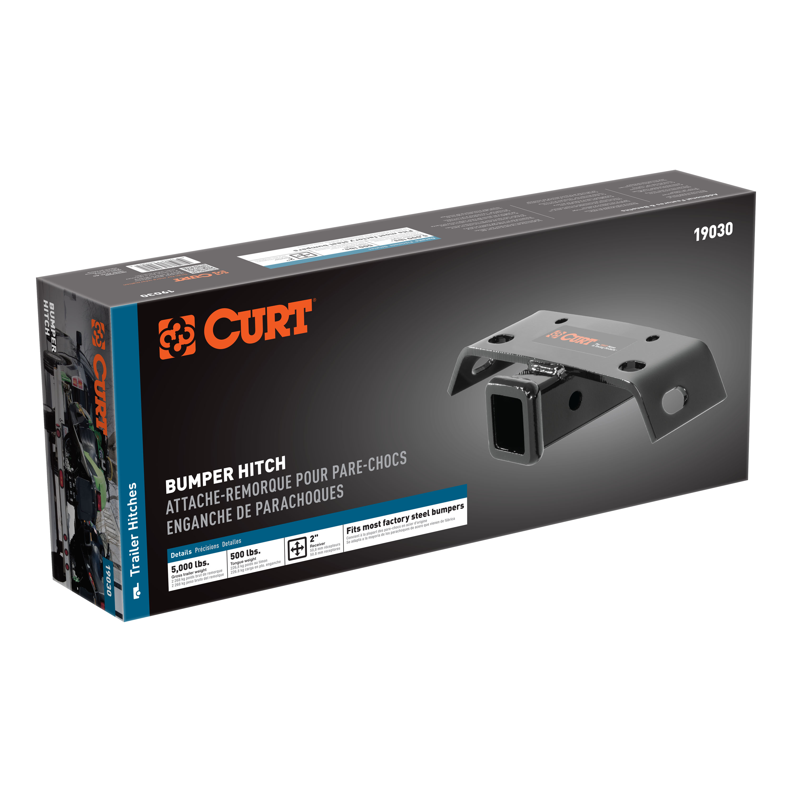 CURT Bumper Hitch with 2" Receiver Trailer Hitch thumbnail 5