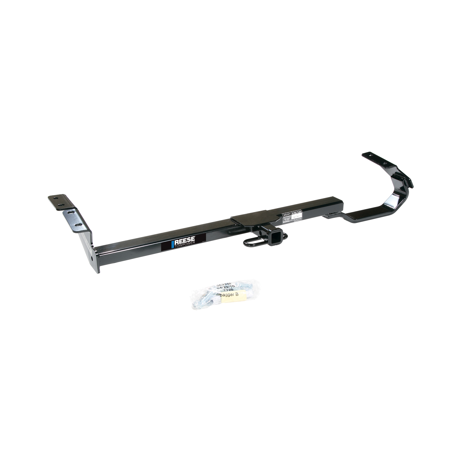 Reese Towpower Class 2 Trailer Hitch, 1-1/4-Inch Receiver, Black 06326 thumbnail 0