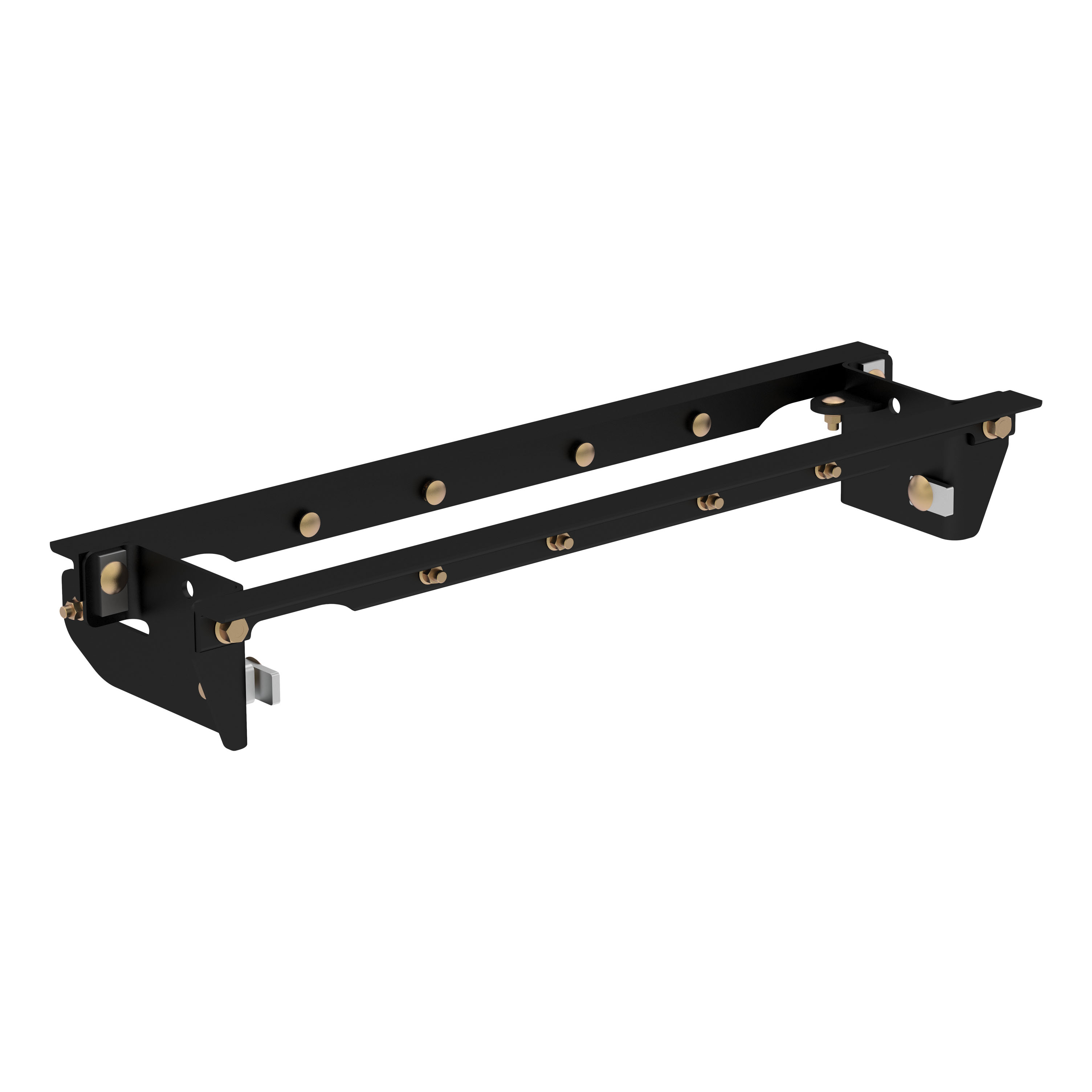 CURT Double Lock EZr Gooseneck Installation Brackets, Select Ford F-250, F-350 Gooseneck Trailer Hitch Mount Kit thumbnail 0