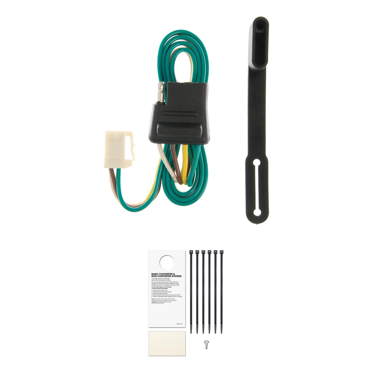 CURT Custom 4-Flat, Select Ford Escape, Mazda Tribute, OEM Tow Package Required Trailer Connector Kit thumbnail 0
