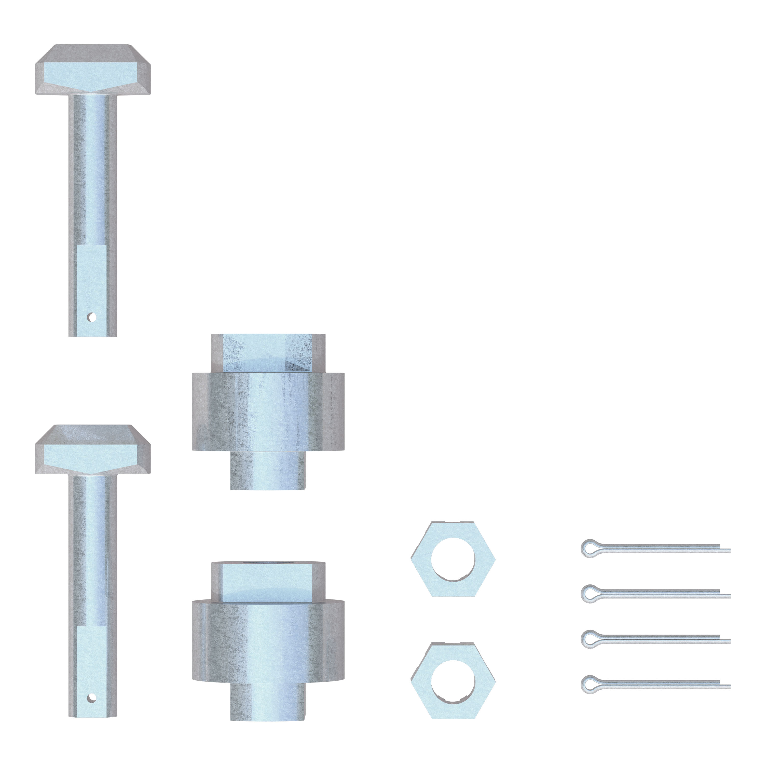 CURT Replacement 5th Wheel Puck System Anchors for Ram (Small, Fits 16021, 16022) Fifth Wheel Trailer Hitch Mount Bolt thumbnail 0