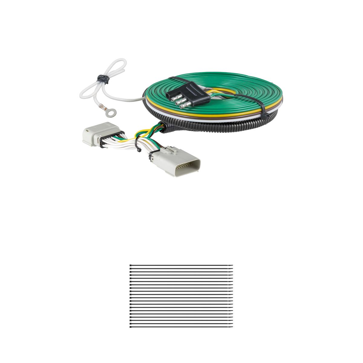 CURT Custom Towed-Vehicle RV Wiring Harness, Select Ford F-250 Trailer Connector Kit thumbnail 0