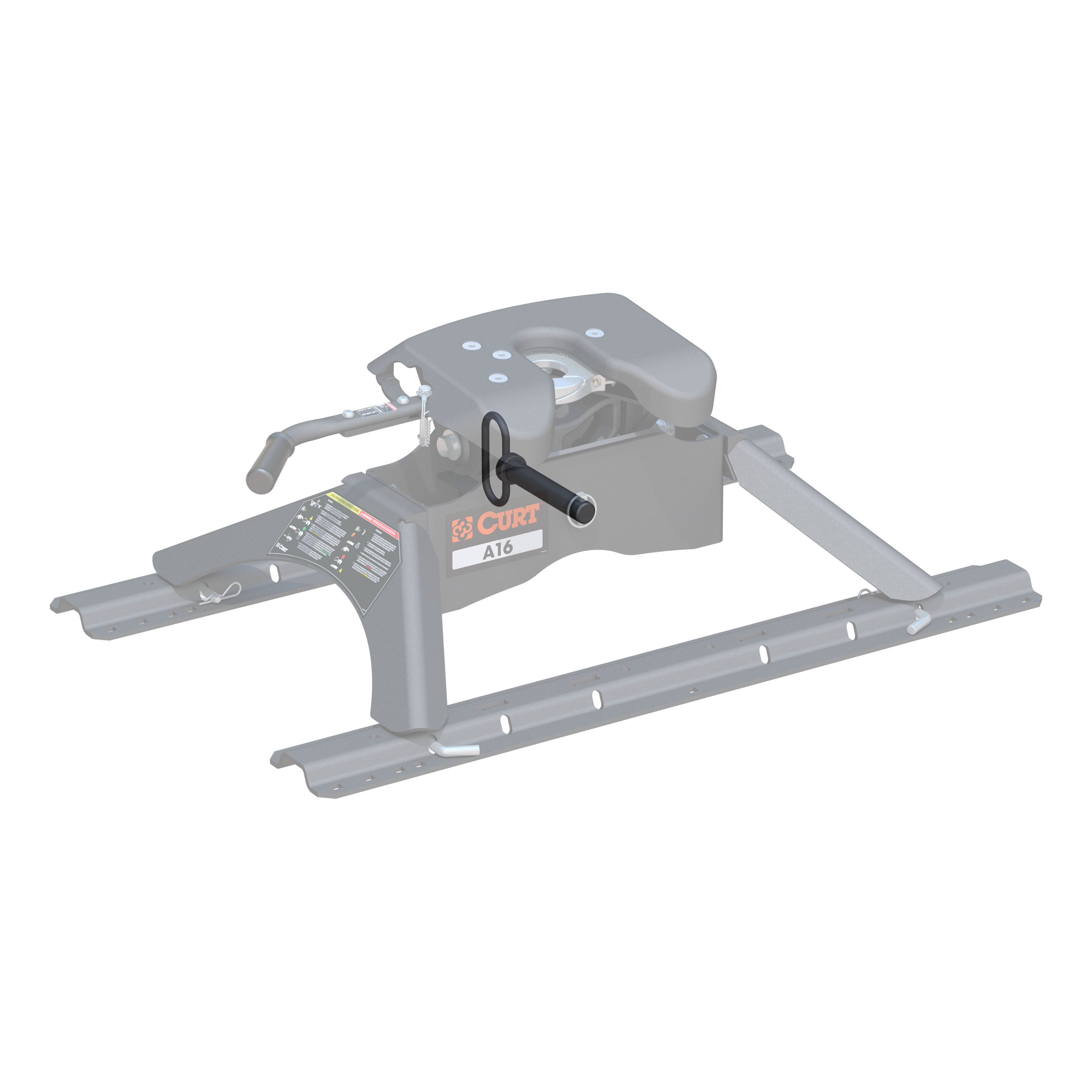 CURT Replacement A16 5th Wheel Center Pin Fifth Wheel Trailer Hitch Handle thumbnail 1