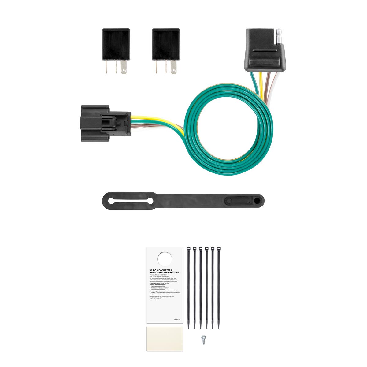 CURT Custom 4-Flat, Select Buick Envision, OEM Tow Package Required Trailer Connector Kit thumbnail 0