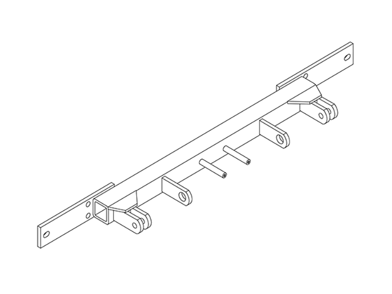BlueOx Tow Bar Base Plate, Front Mount, RV Flat Towing for Select, DODGE RAM thumbnail 0