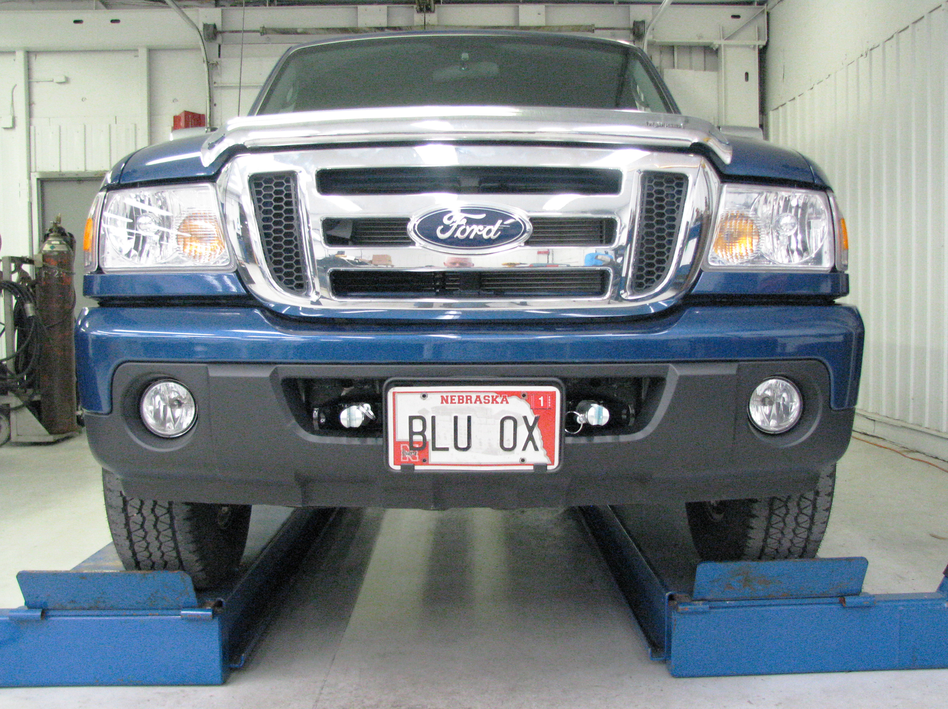 BlueOx Tow Bar Base Plate, Front Mount, RV Flat Towing for Select, FORD RANGER 4WD thumbnail 1