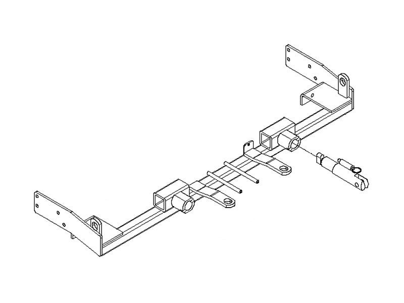 BlueOx Tow Bar Base Plate, Front Mount, RV Flat Towing for Select, TOYOTA SCION XB W/FOGLTS thumbnail 0