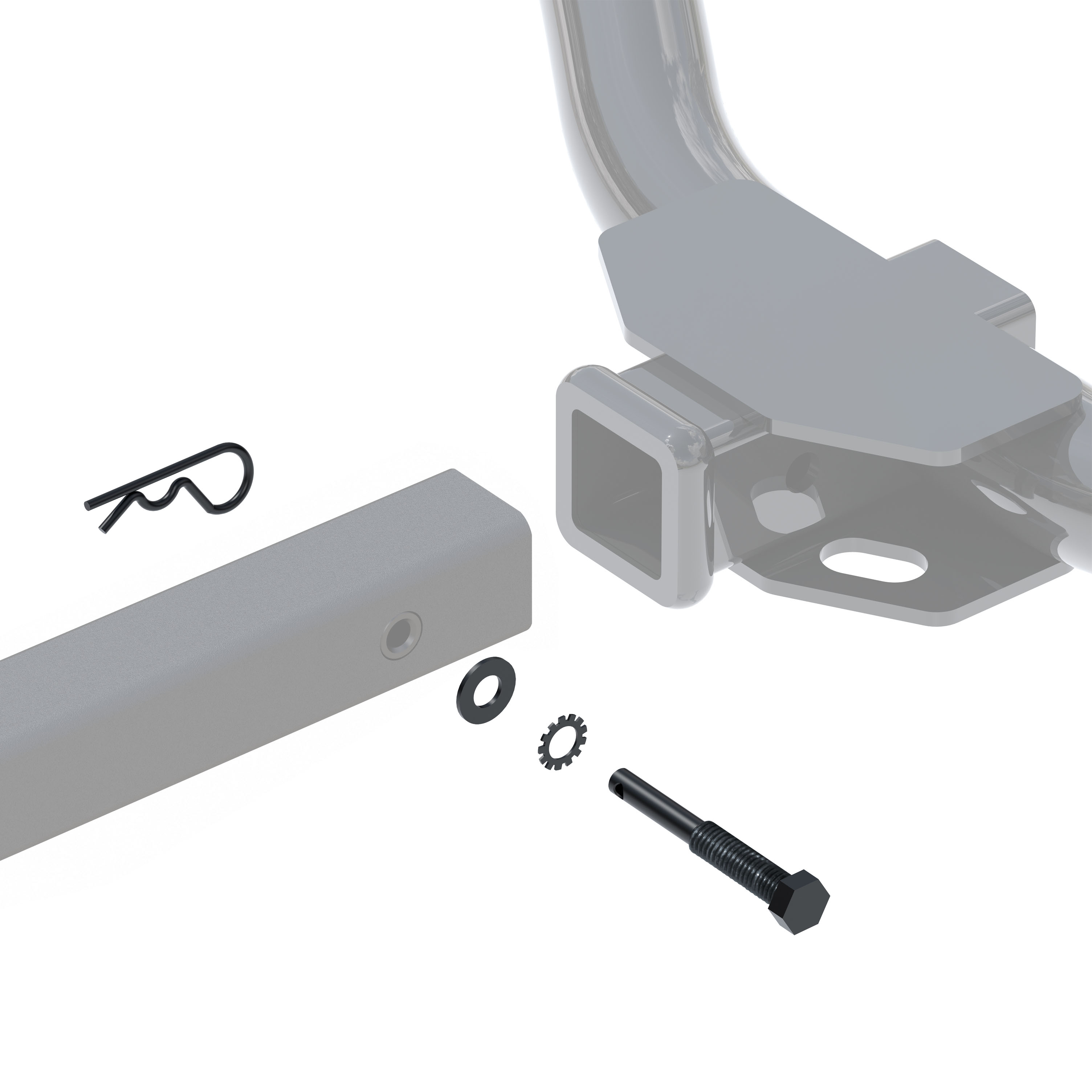 CURT Replacement Bike Rack Anti-Rattle Hitch Pin 19290 thumbnail 1