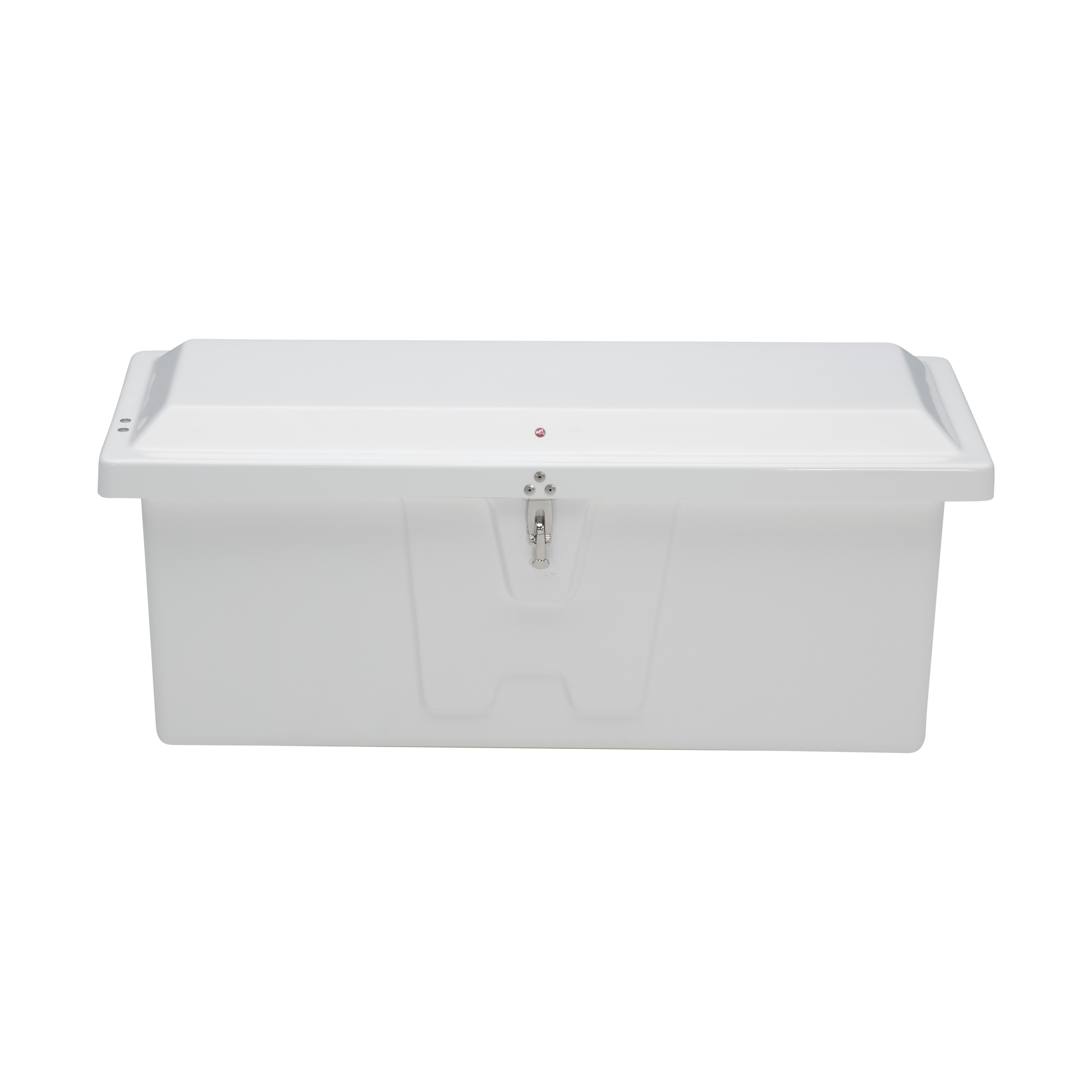 Taylor Made Stow N Go Low-Profile Fiberglass Dock Box, Medium (18"H X 48"W X 20"D), White #83557
