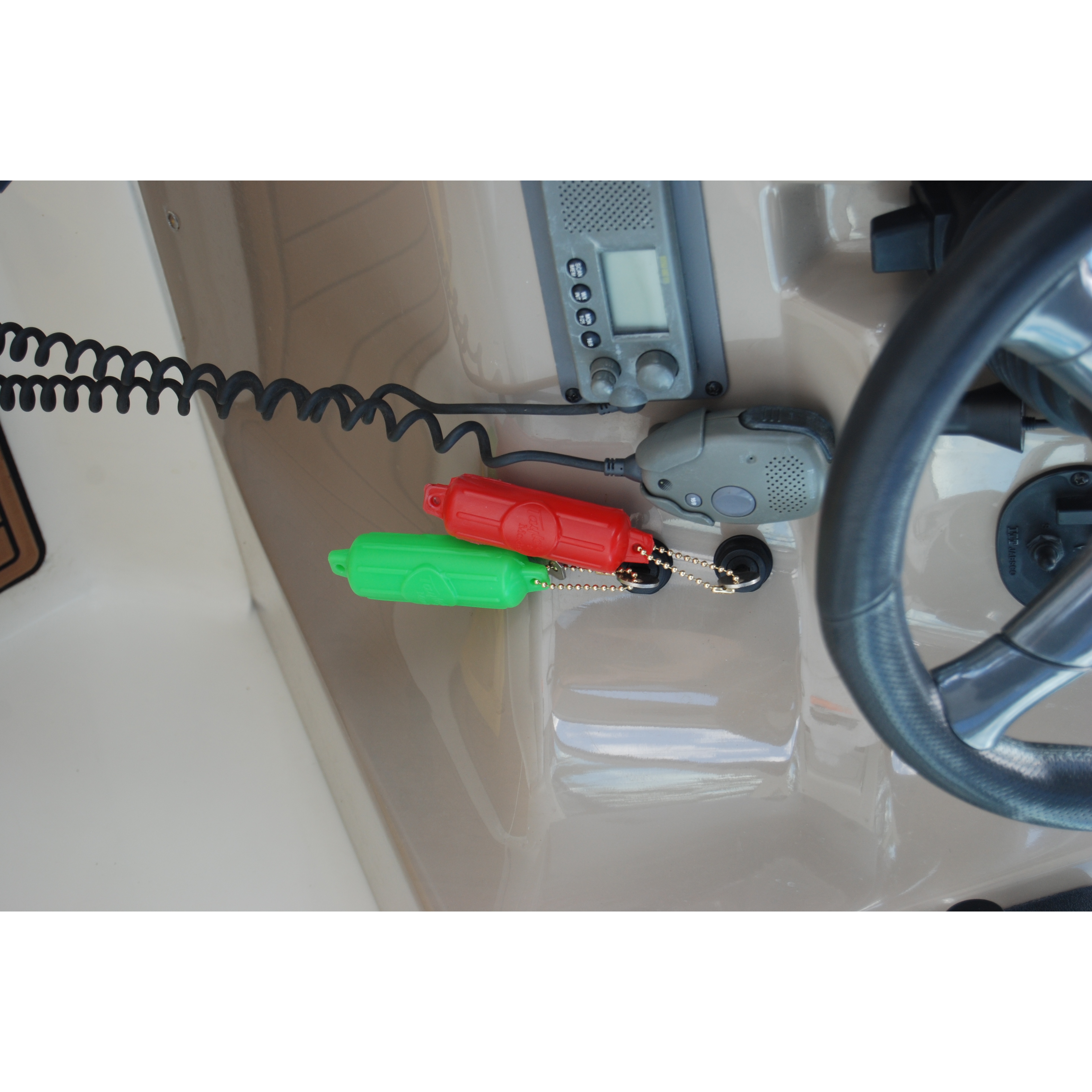 Taylor Made Mini Fender Keychain Float (Twin Engine) - Red & Green #2059