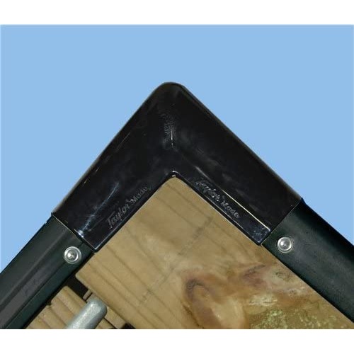 Taylor Made 90-Degree Dock Corner Bumper (6" W x 6" L), Black #46016