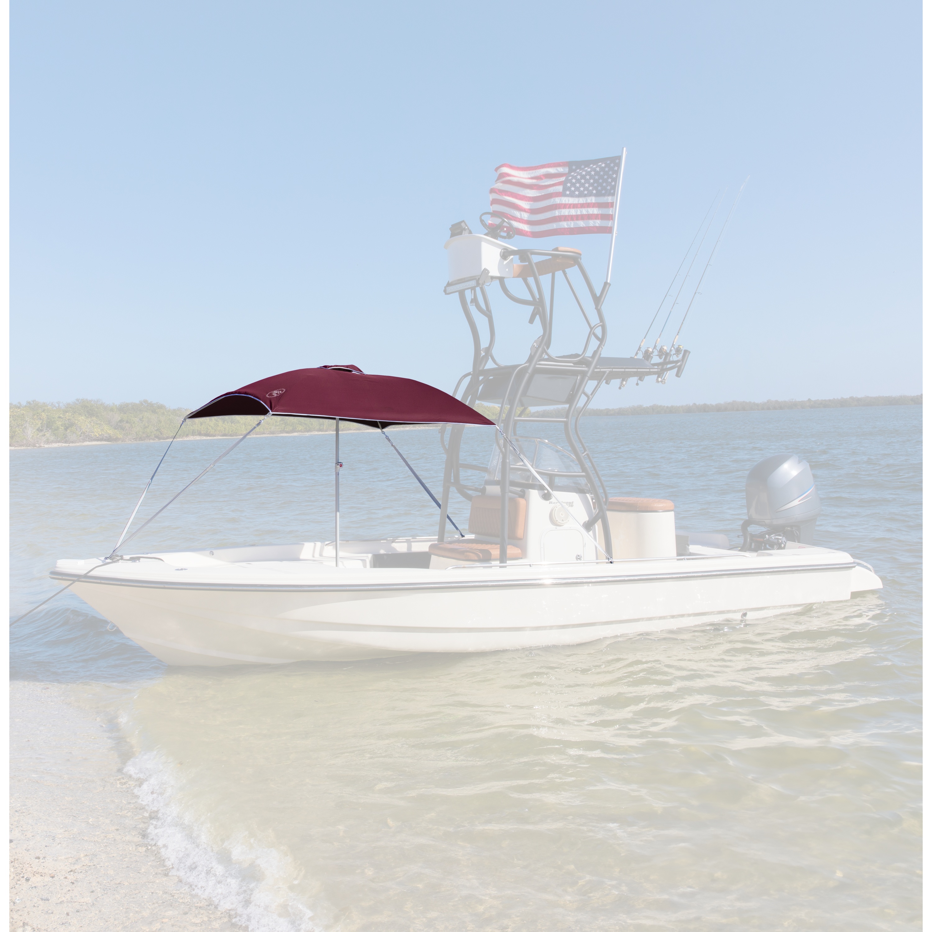 Taylor Made Anchorshade III 6' x 6', Burgundy #22056