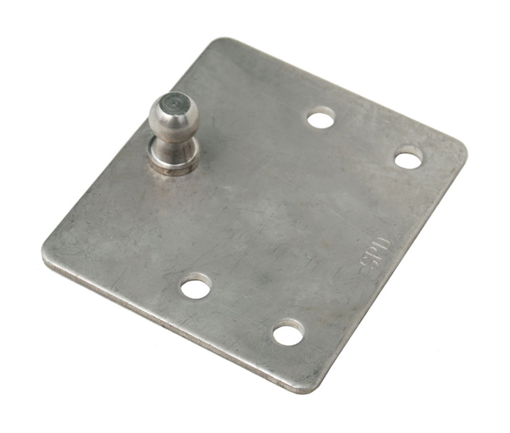 Taylor Made 13 mm Ball Dia. Stainless Steel Flat Gas Shock Bracket - (pair) #1886