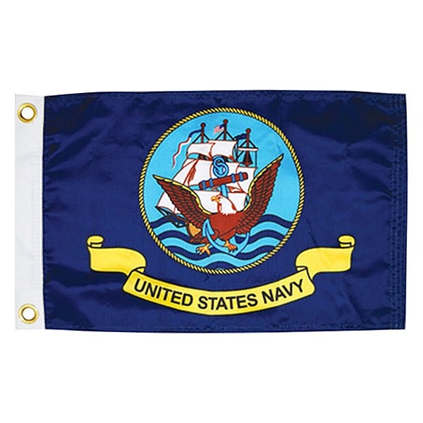 Taylor Made Military Flag Navy, 12" x 18" #5621