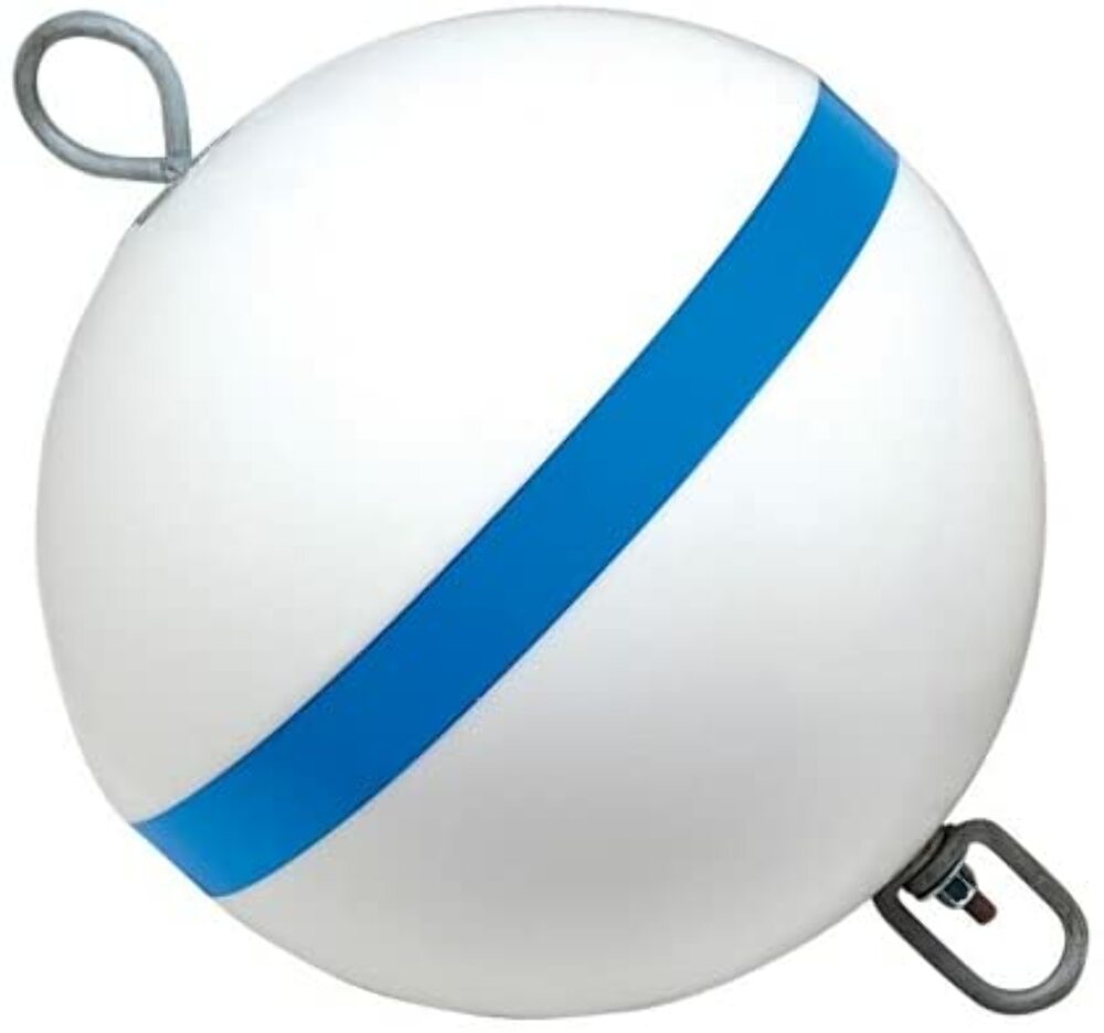 Taylor Made Sur-Moor Mooring Buoy, White (18") #22172