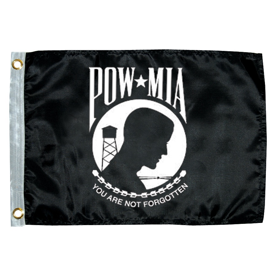 Taylor Made Military Flag POW/MIA, 12" x 18" #5624