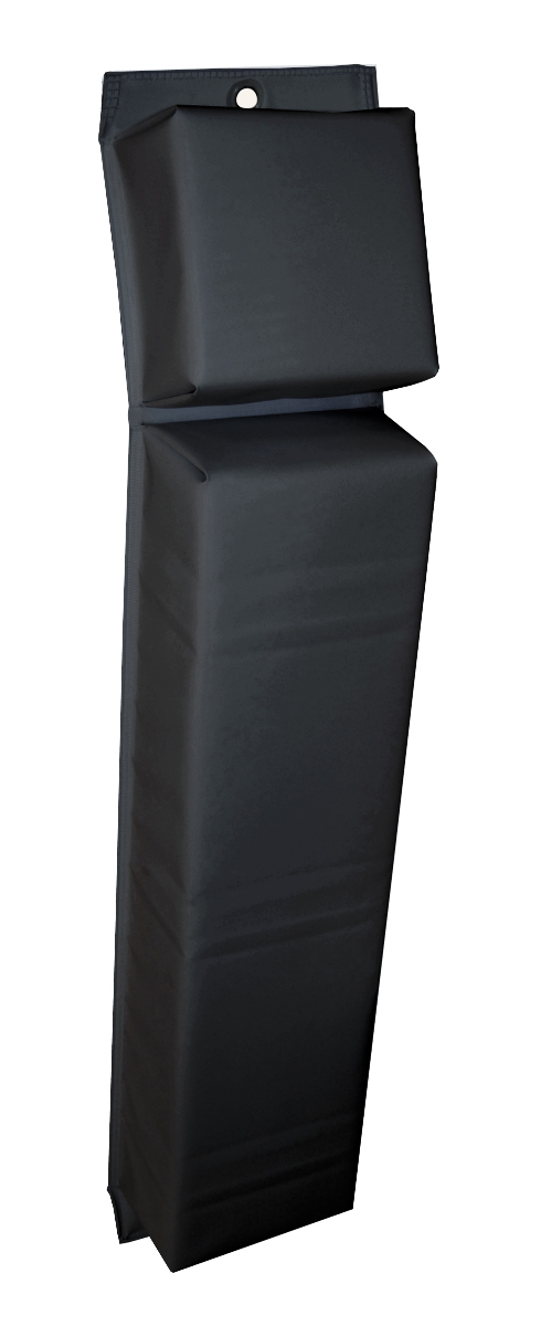 Taylor Made Hull-Saver? Vinyl-Covered Contour Boat Fender, Black (30" L x 6" W x 4" D) #329