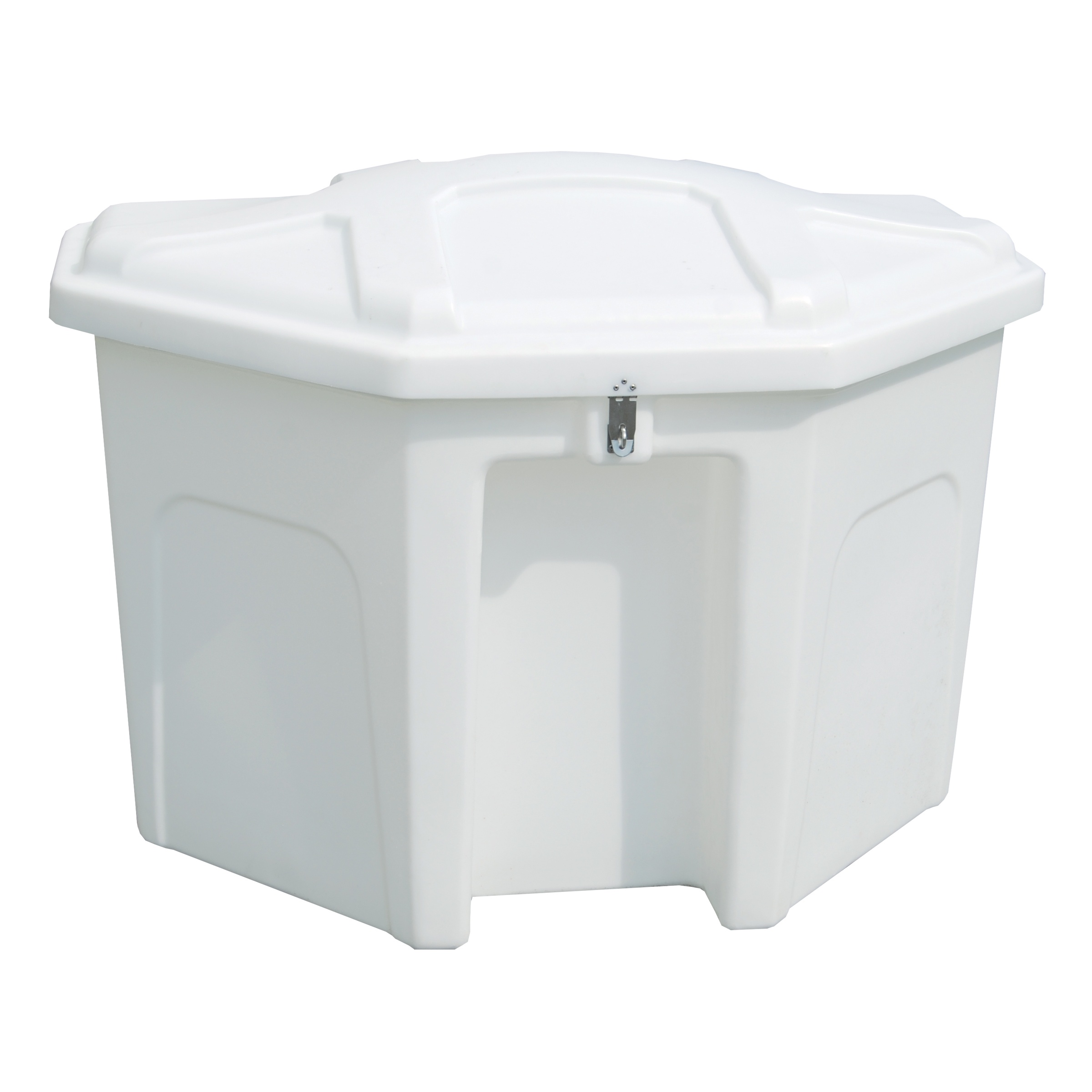 Taylor Made Stow 'N Go Polyethylene Triangle Dock Box With Recess White 32" H x 50" W x 36" D #123661