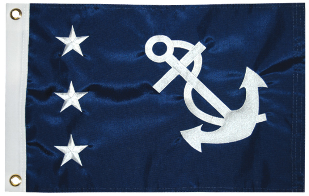 Taylor Made Nautical Officer Flag Past Commodore, 12" x 18" #93082