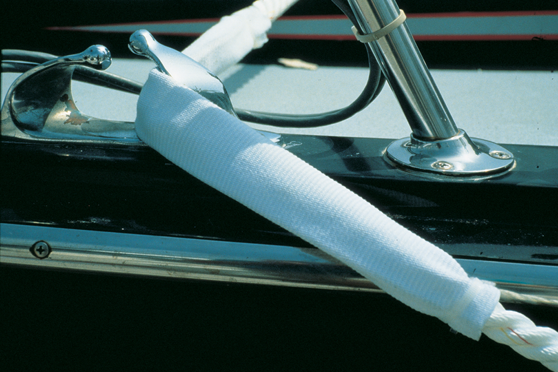 Taylor Made Perimeter Chafe Guard, White (3/8" - 5/8" Lines, 18" long) #CG58.18
