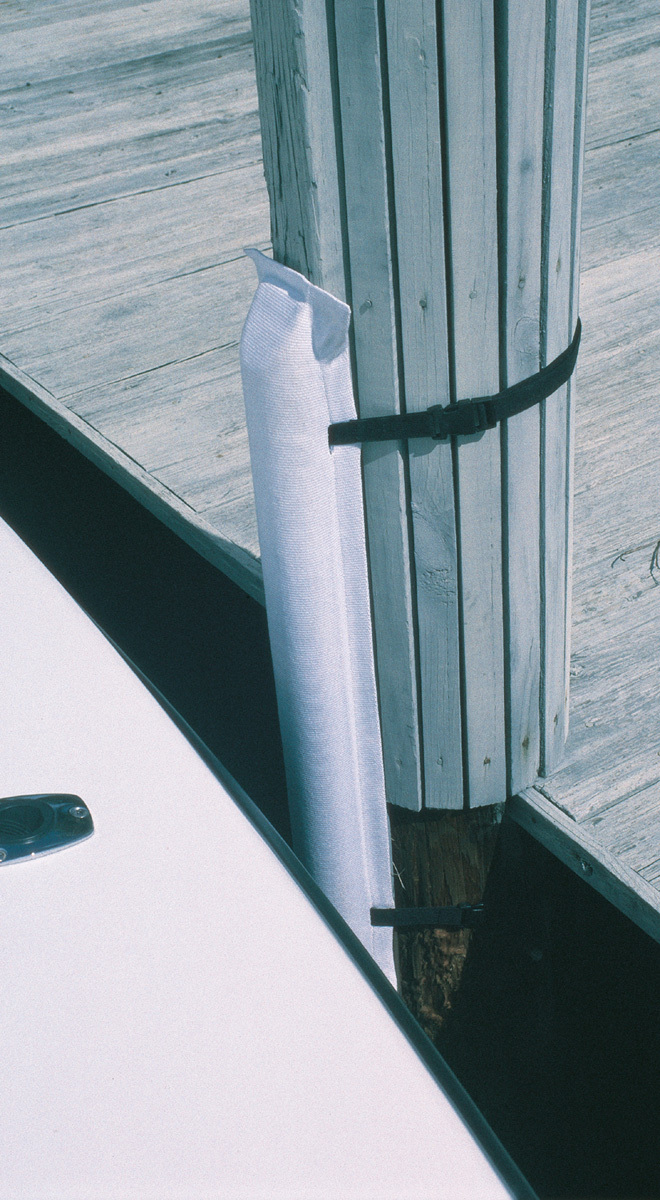 Taylor Made Medium Removable Post Bumper, White (4-1/2"W x 3'H) #RPB3.30