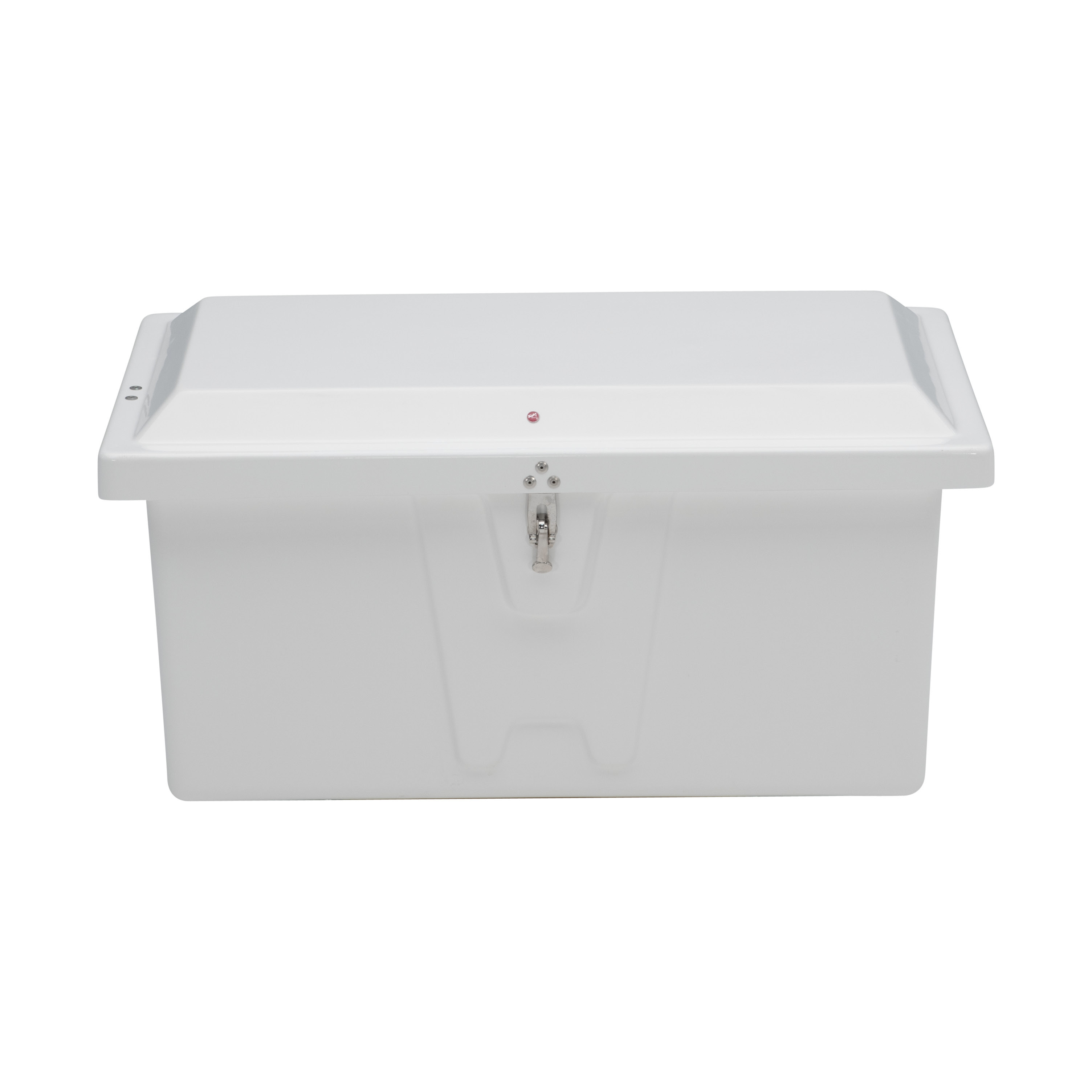 Taylor Made Stow N? Go Low-Profile Fiberglass Dock Box, Small (20"H X 40"W X 19"D), White #83550