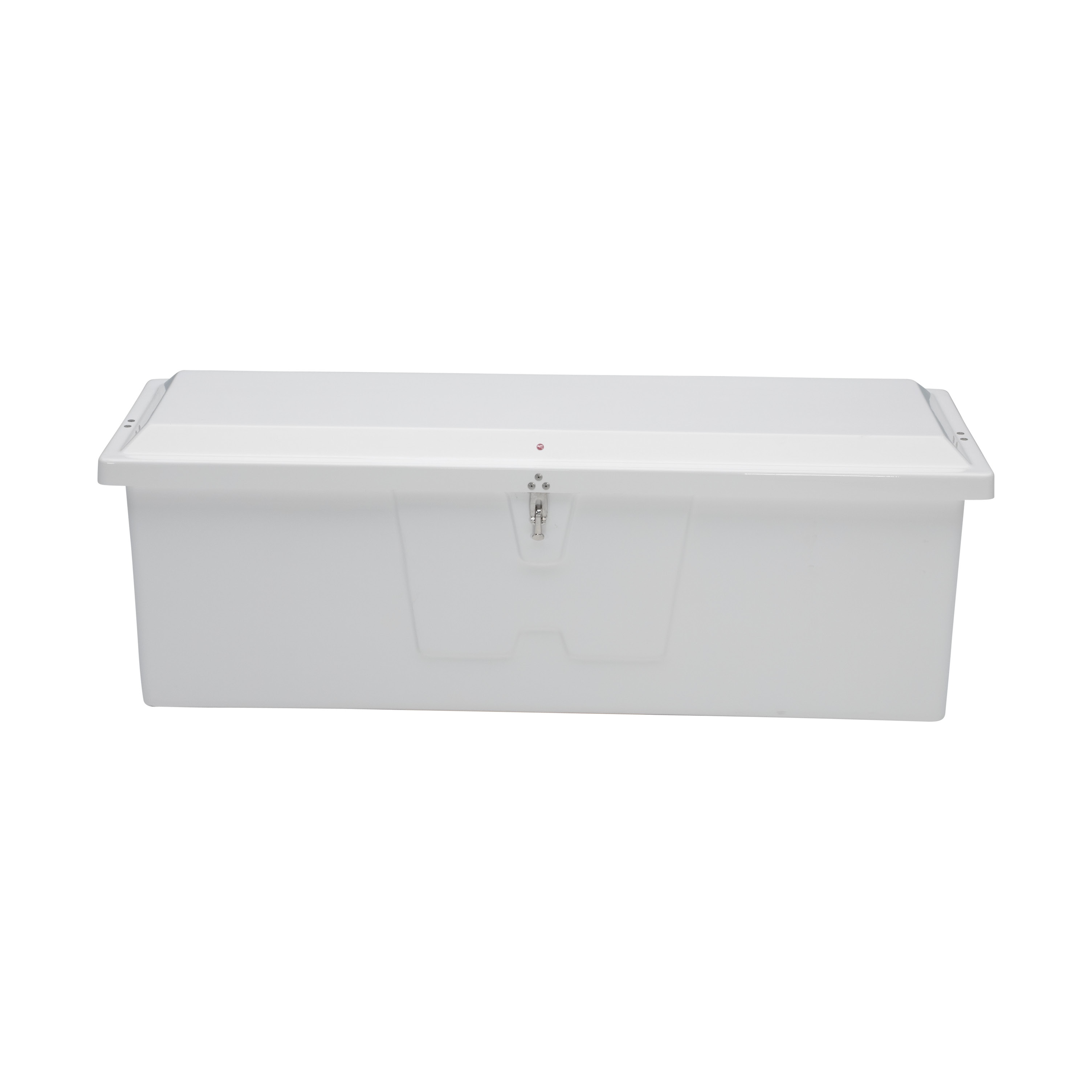 Taylor Made Stow N Go Standard Fiberglass Dock Box, Medium (24"H X 72"W X 23"D), White #83552