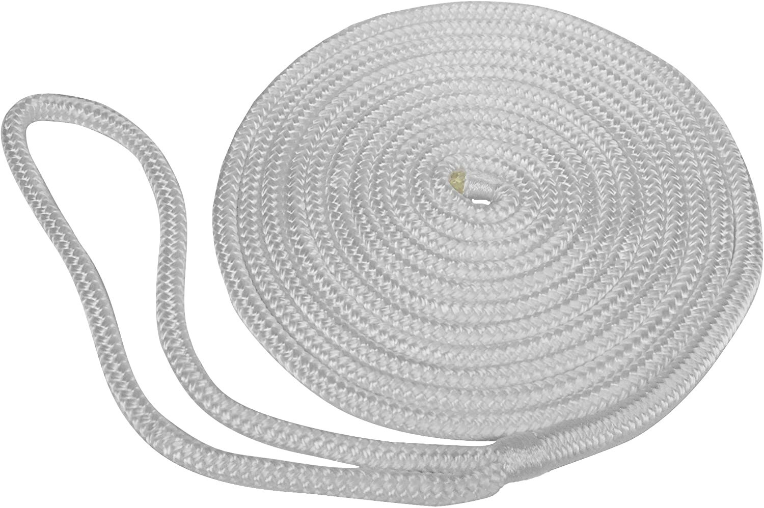 Taylor Made Braided Dock Line, White (25'L x 3/8"D) #11329