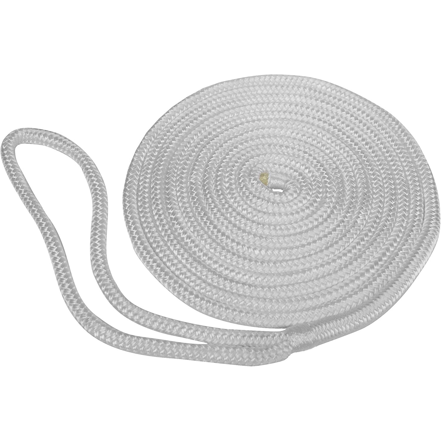 Taylor Made Braided Dock Line, White (25'L x 3/8"D) #11329