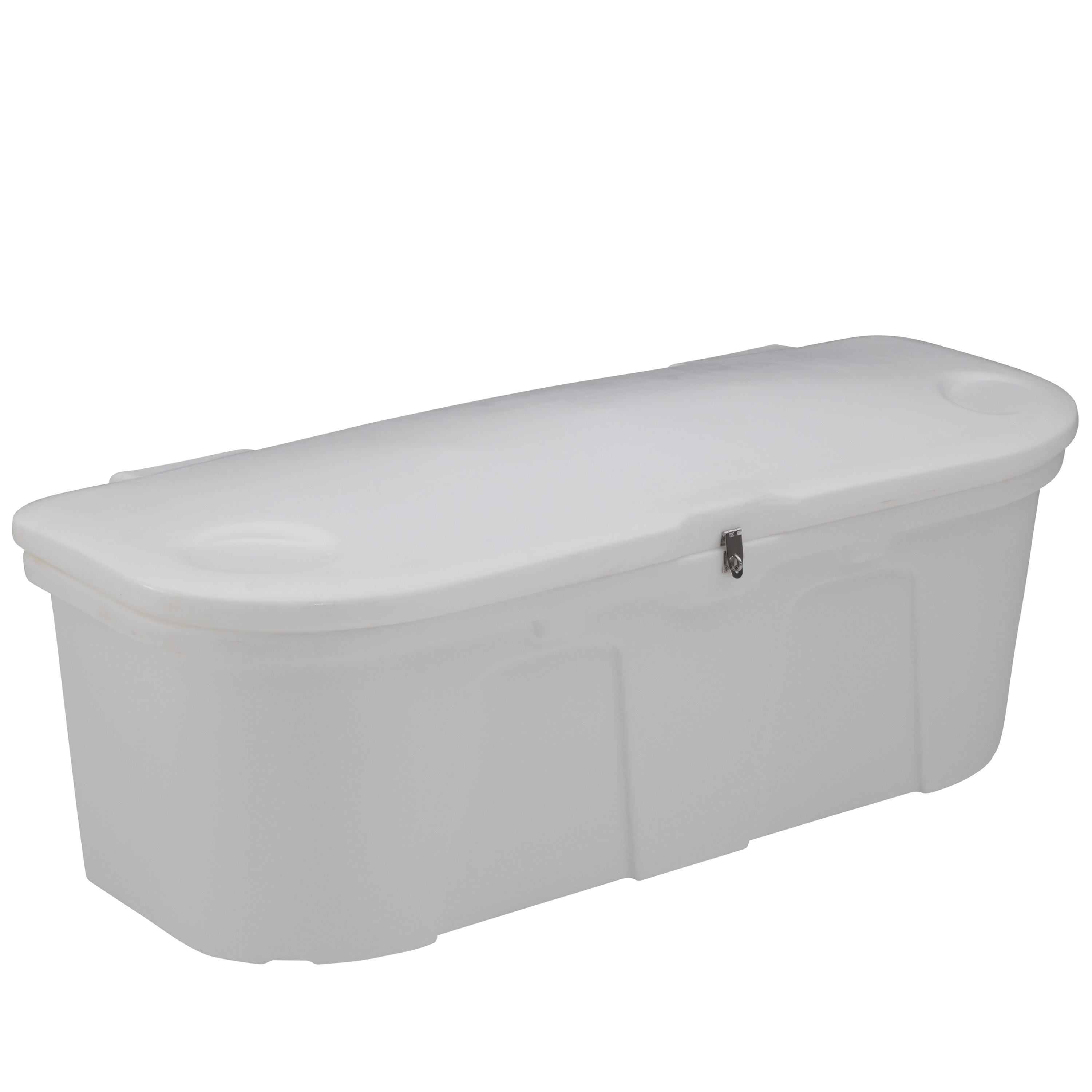 Taylor Made Stow 'N Go White Polyethylene Dock & Patio Storage Box - 67.75" L x 27.75" W x 26" H #123750