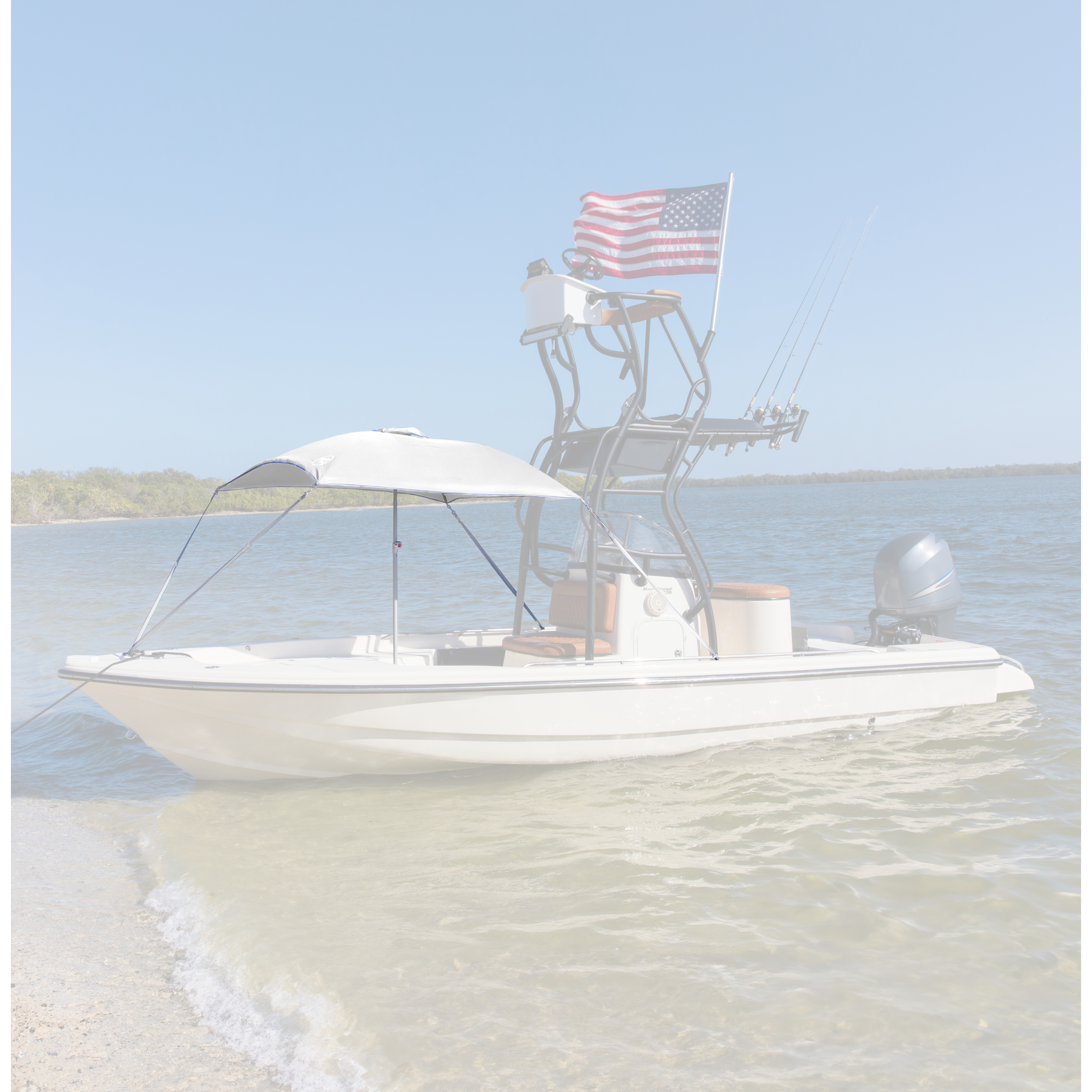 Taylor Made Anchorshade III 6' x 6', White #22042