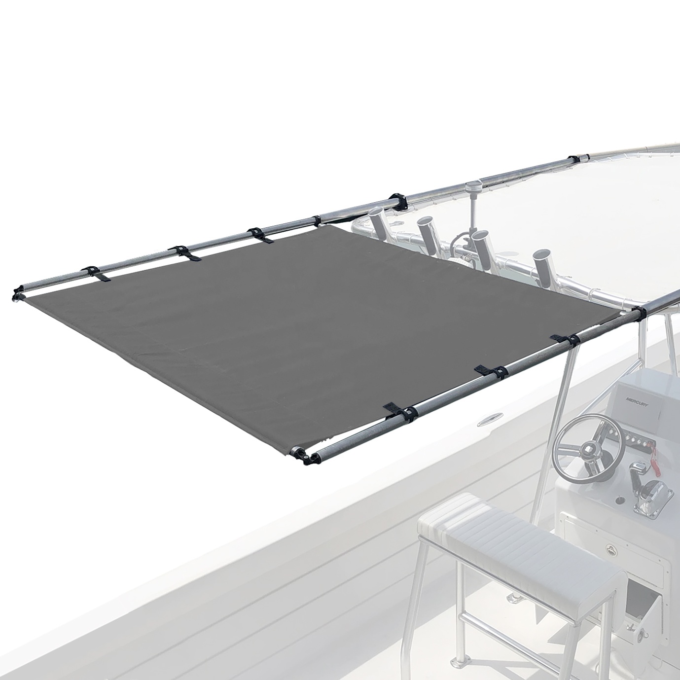 SureShade PTX Power Shade - 63" Wide (Grey)