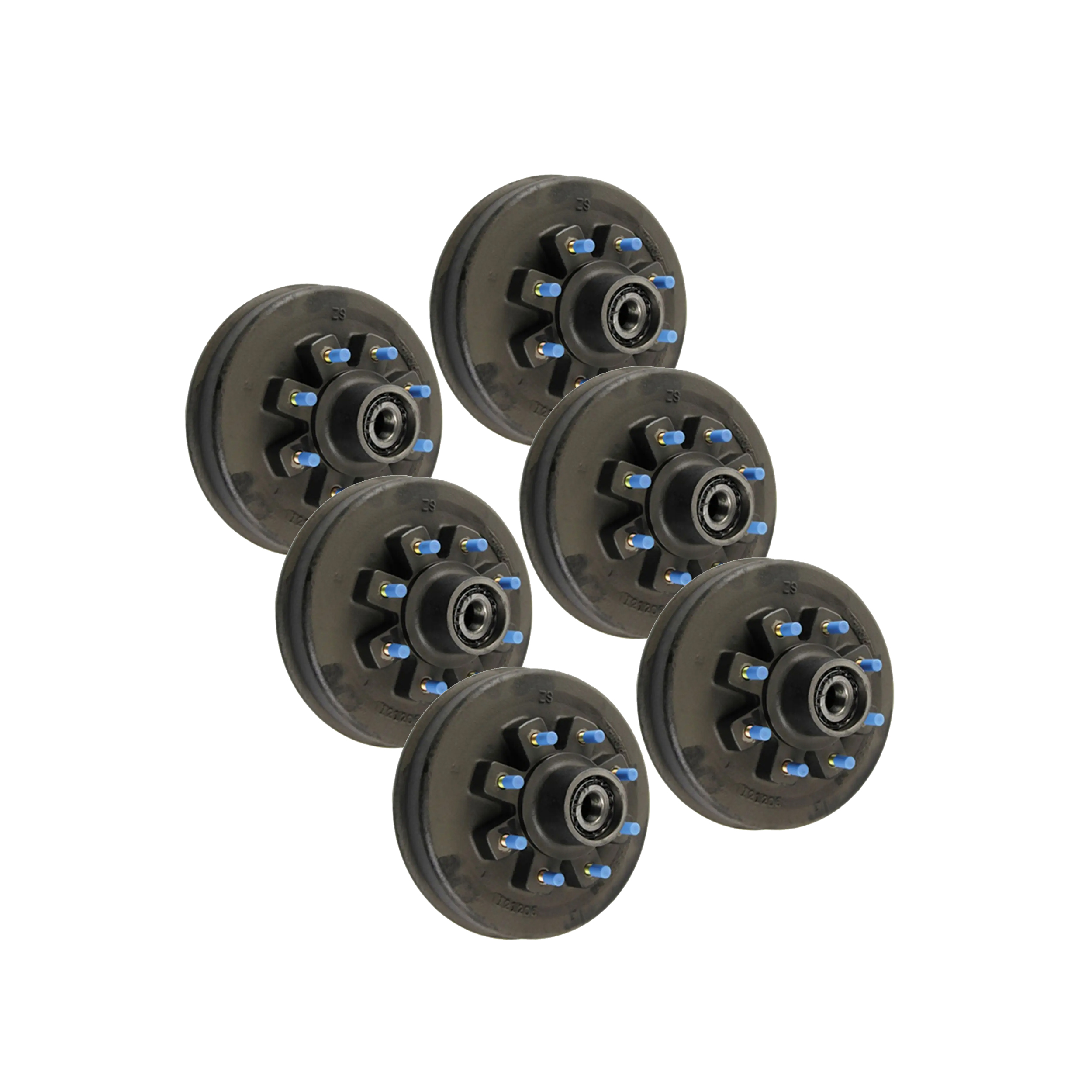 Lippert (6-Pack) 12K Threaded Trailer Idler Hub - , 8 on 6-1/2", 16-17-1/2" Wheel Size, 5/8" Studs - Heavy-Duty Trailer Component LIPKIT31590 thumbnail 0