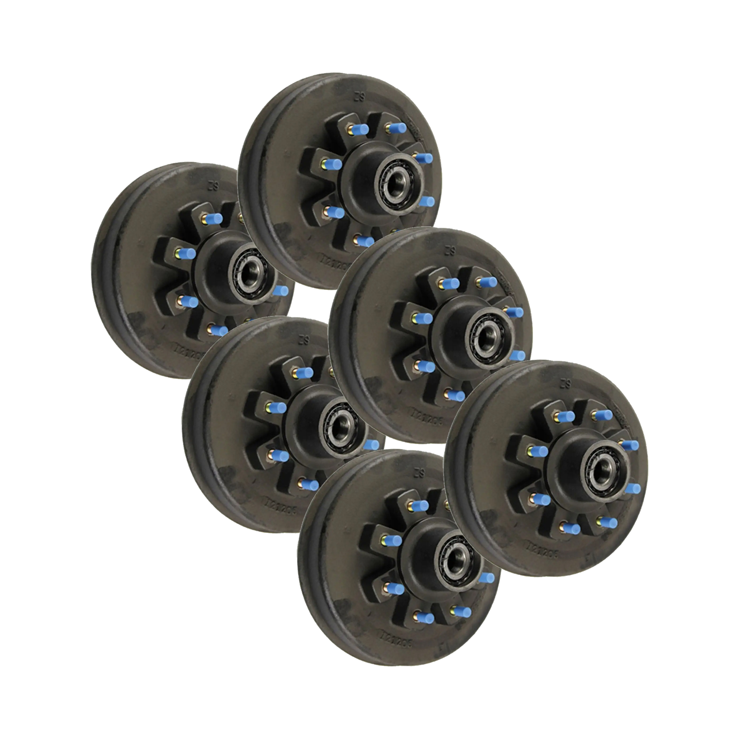 Lippert (6-Pack) 12K Threaded Idler Hub - , 8 on 6-1/2", 16-17-1/2" Wheel, 5/8" Studs, Grease - Heavy-Duty Trailer Component thumbnail 0